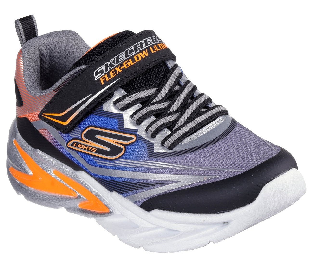 Skechers FLEX-GLOW ULTRA Sneaker Klettschuh zum Schlüpfen, Größenschablone zum Download