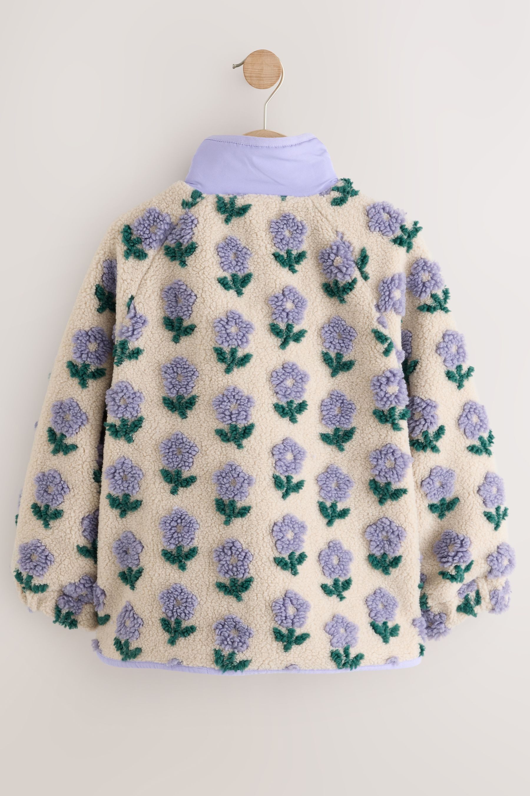 Next Fleecejacke Geknöpfte Jacke aus Teddyfell (1-St) – Bild 2 von 5