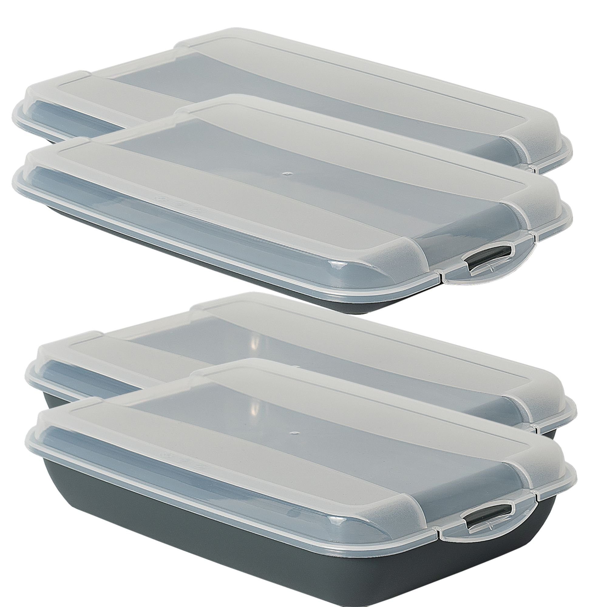 WIYETY 3er-Set Edelstahl-Frischhaltedosen – Spülmaschinenfest, Stapelbar, 1,2 Liter Pro Box