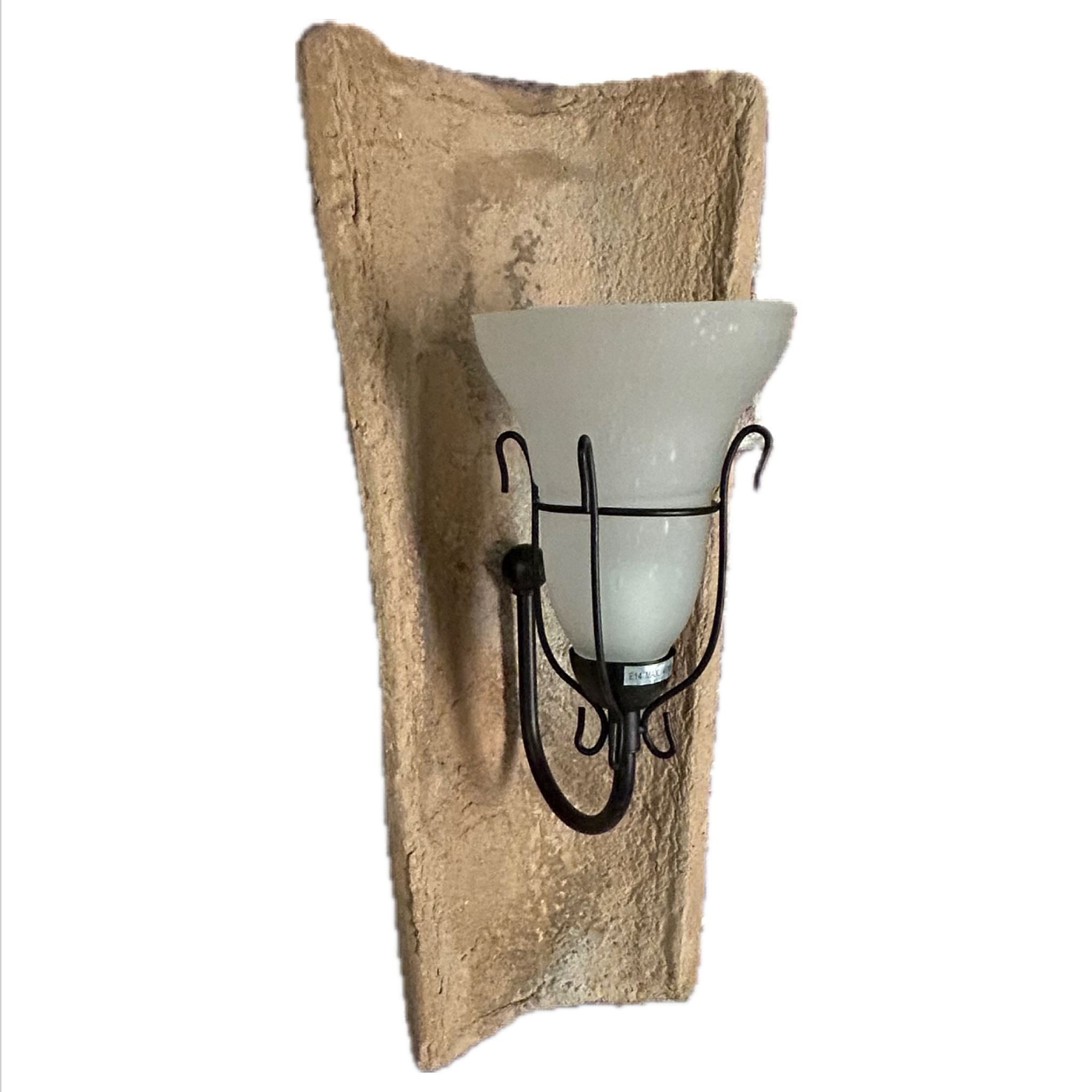Home4Living Wandleuchte Dachziegelleuchte Wandlampe Landhausstil E14 handgefertigt, ohne Leuchtmittel, Dekorativ