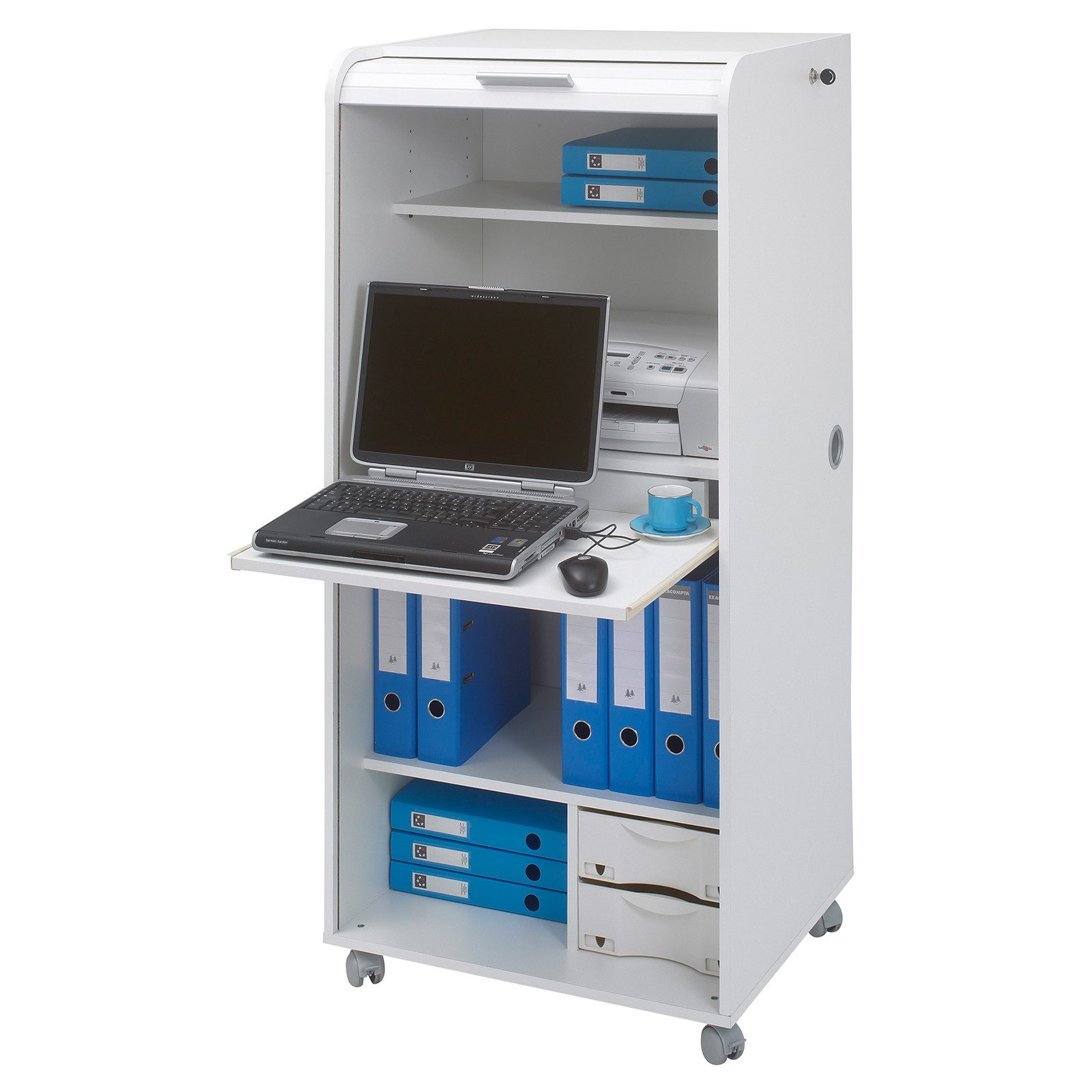 SIMMOB Schreibtisch ORGA140BLB, Sekretär Computertisch Schreibschrank Tisch günstig online kaufen