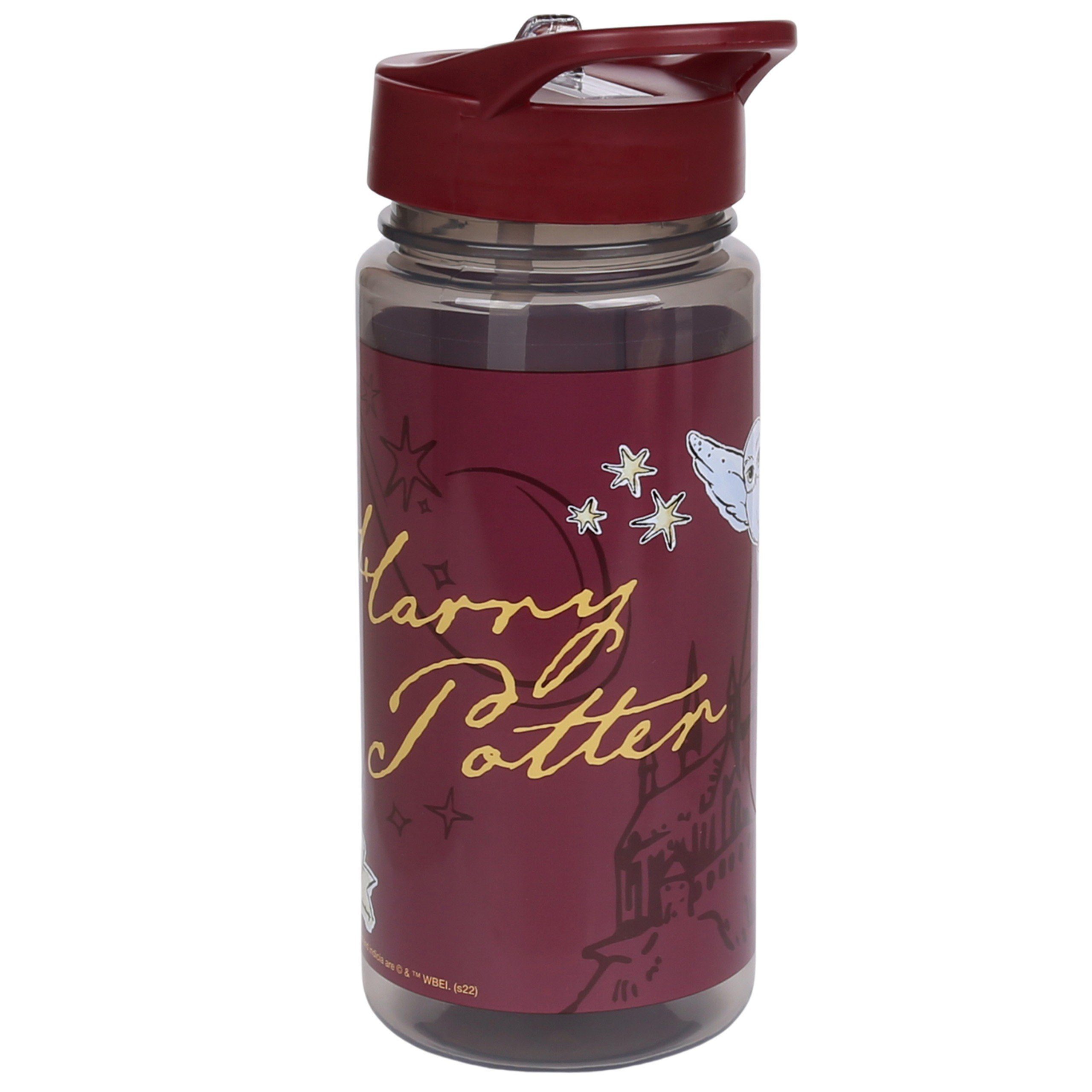 Sarcia.eu Trinkflasche Bidon mit Potter Harry und Griff, Hedwig Mundstück Flasche