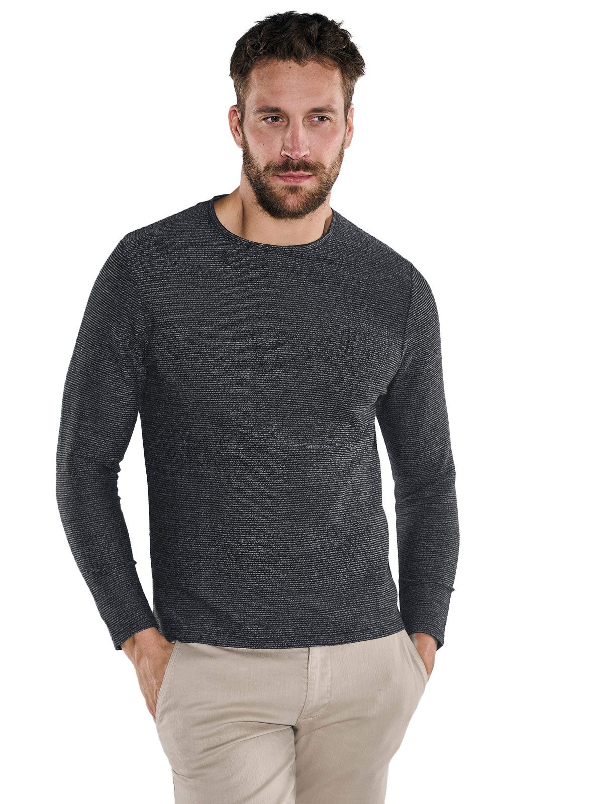 emilio adani Langarmshirt Langarm-Shirt regular