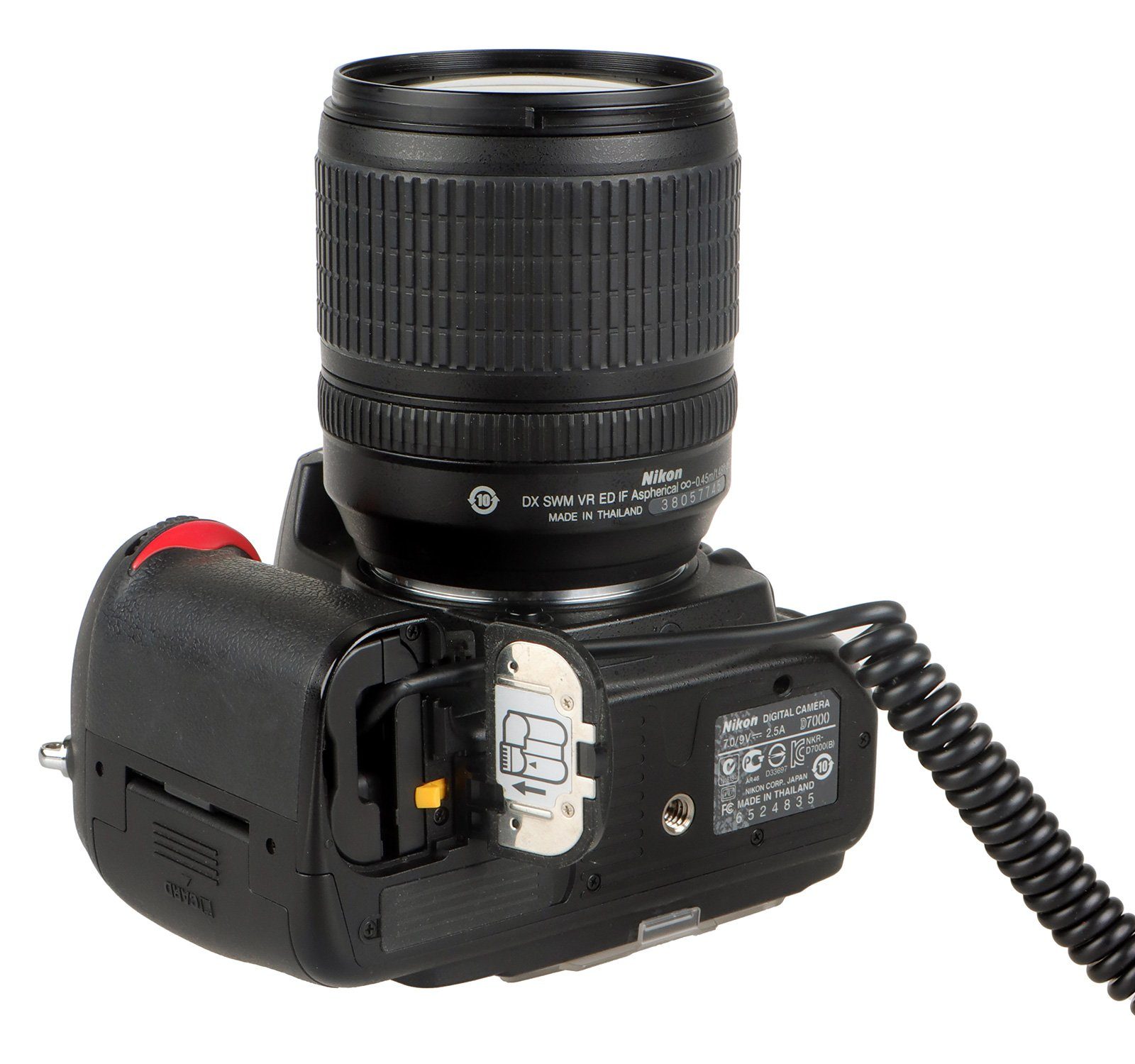 Kamera-Akku Kameras Akku-Dummy EN-EL15 mit DC-Coupler ayex für Nikon Akku für V-Mount