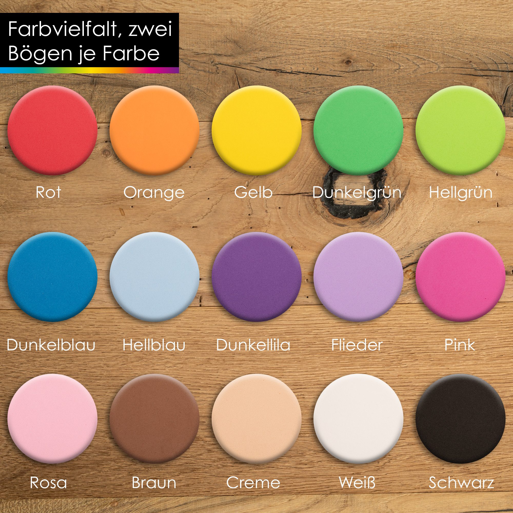 OfficeTree Moosgummi OfficeTree Moosgummi 30 Bögen A4 – Bunt