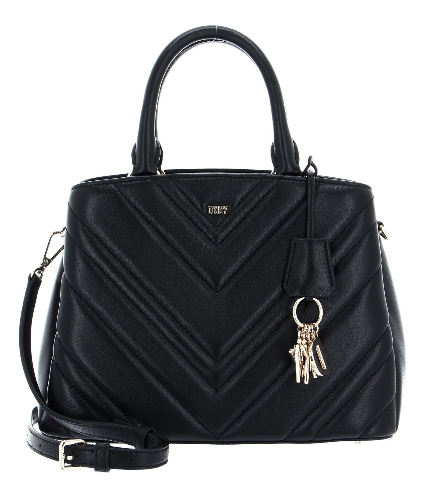 Lamb Blk Paige Umhängetasche / DKNY Gold