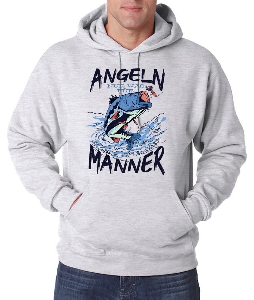 Kapuzenpullover Angeln - Nur Was Für Männer Herren Hoodie Pullover