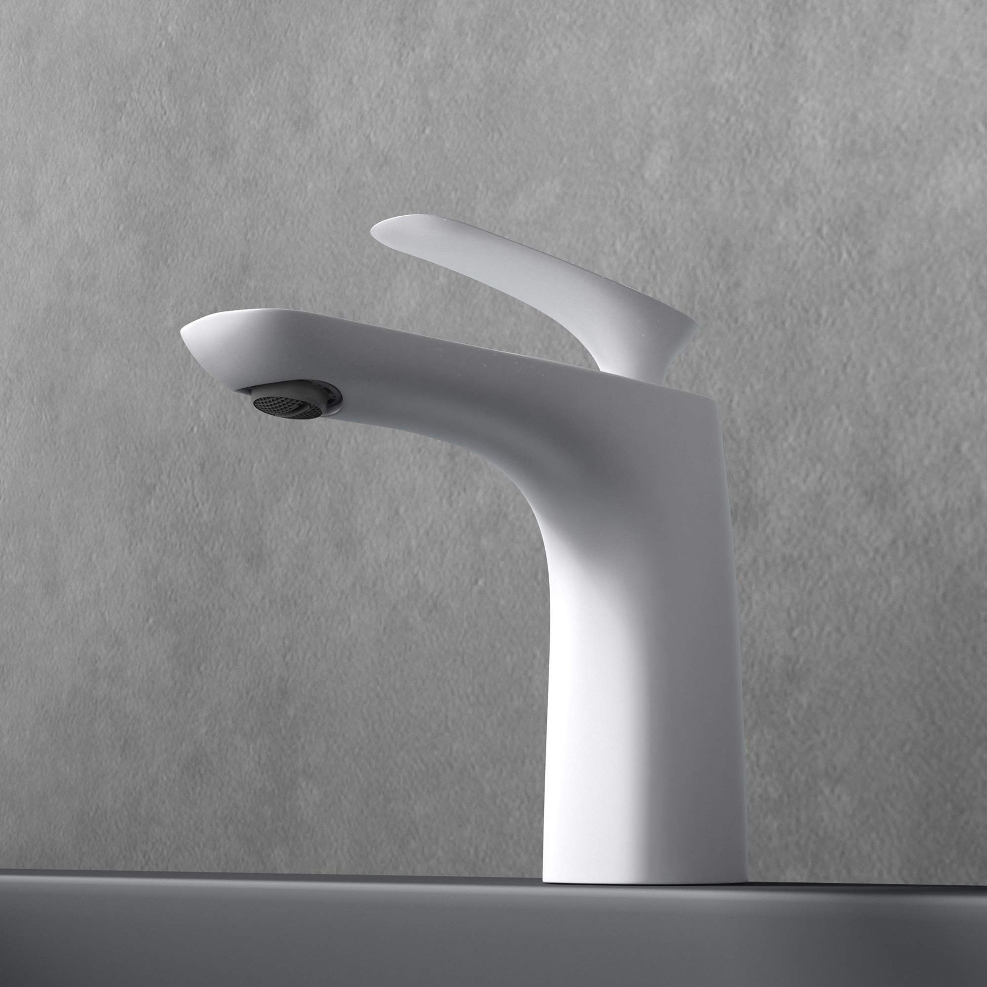 doporro Waschtischarmatur Design Waschbeckenarmatur Einhebelmischer Waschtischarmatur – Bild 4 von 5