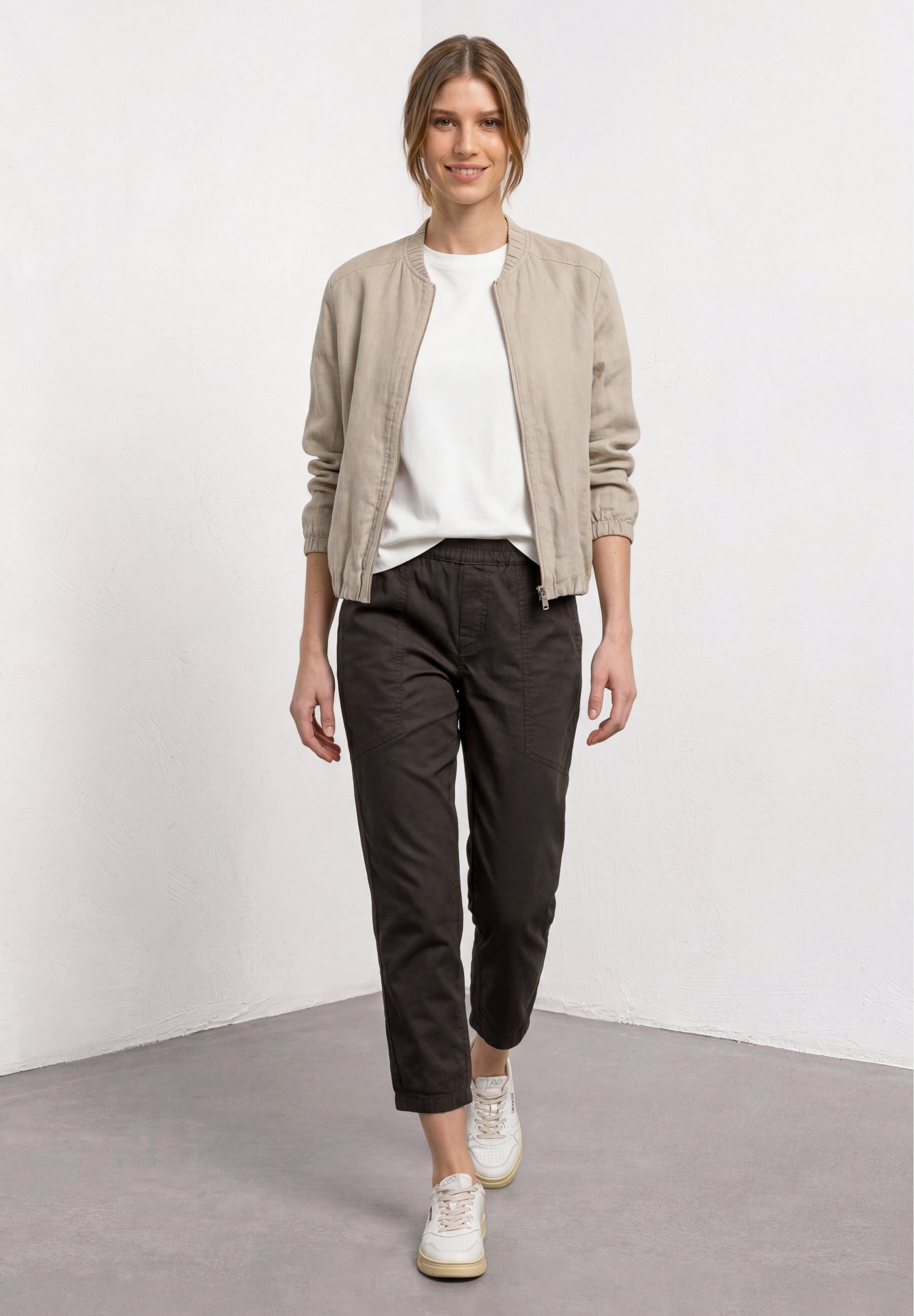 STREET ONE Jogger Pants aus Baumwolle mit Stretchanteil