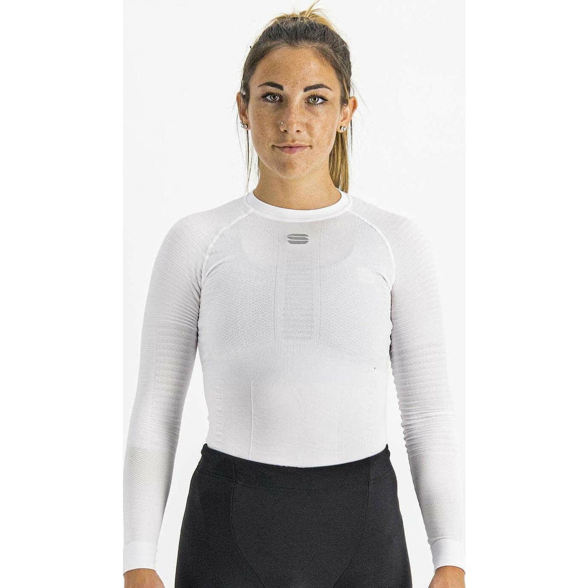 sportful Layershirt 2ND Skin W Tee Long Sleeve Nahtloses Langarmshirt mit Dryarn®-Technologie für optimale