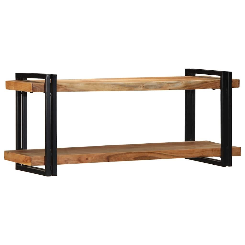 vidaXL Schranksystem Wandregal 110x33x45 cm Massivholz (1-St)