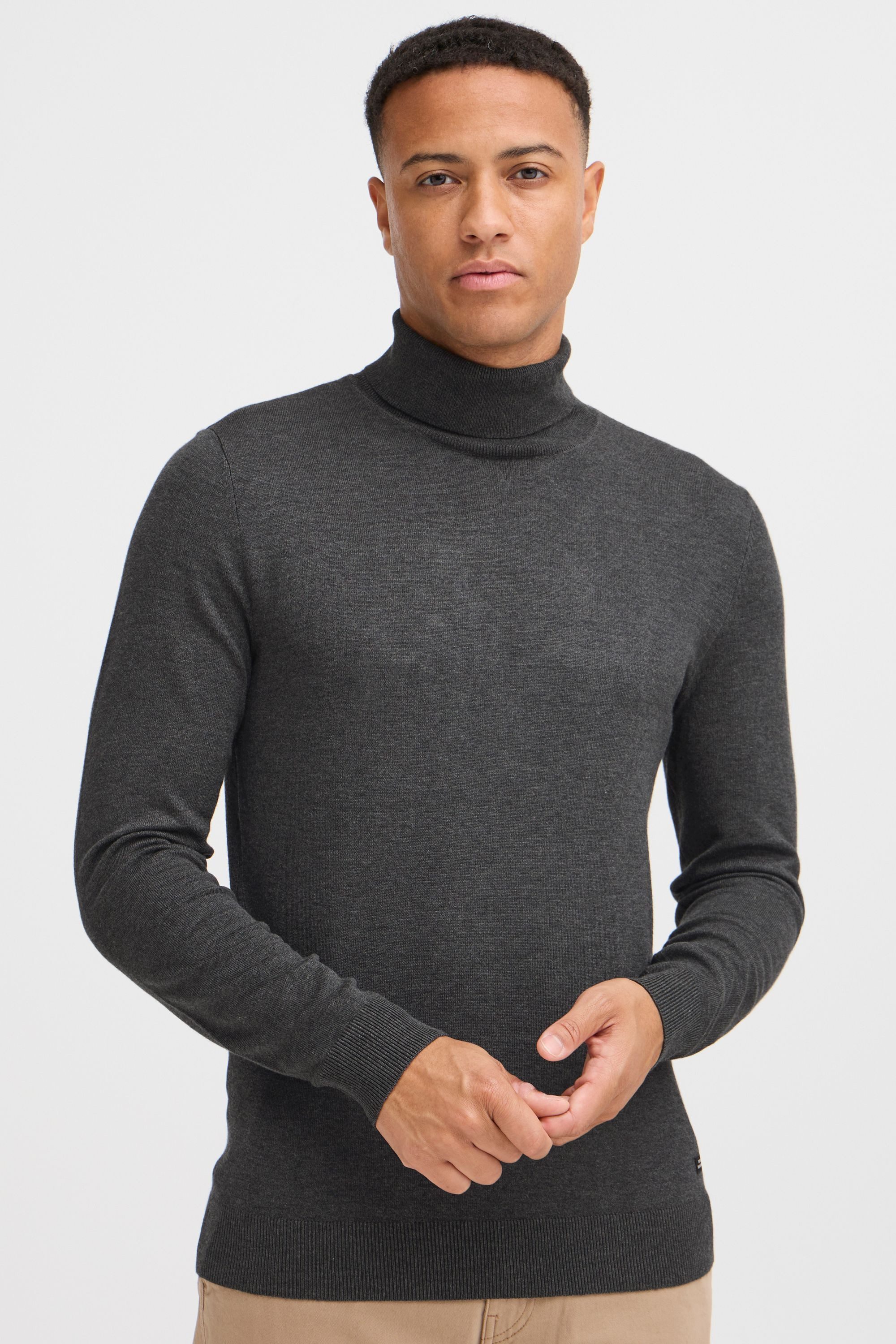 Blend Rollkragenpullover BHMWEDAT Stilvoller Strickpullover mit Rollkragen günstig online kaufen