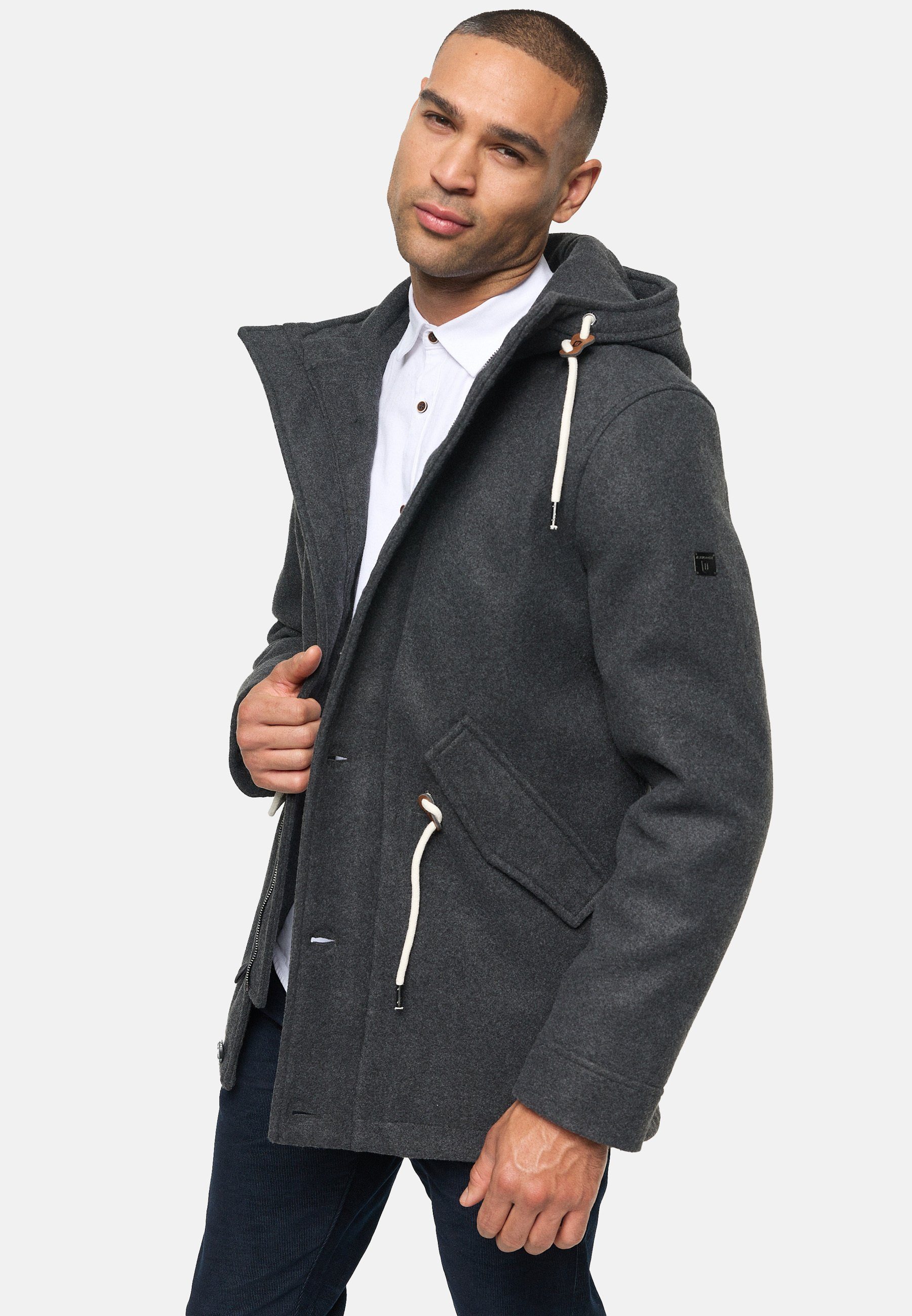 Indicode Wintermantel Herren INChristof Winter Mantel Herrenmantel