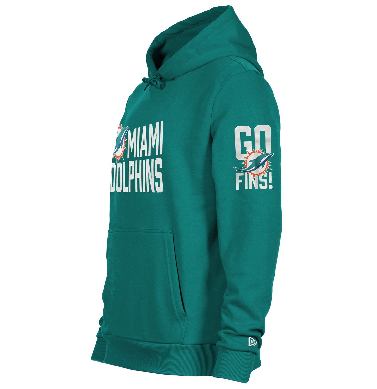 New Era Hoodie NFL Miami Dolphins Team Logo and Name
