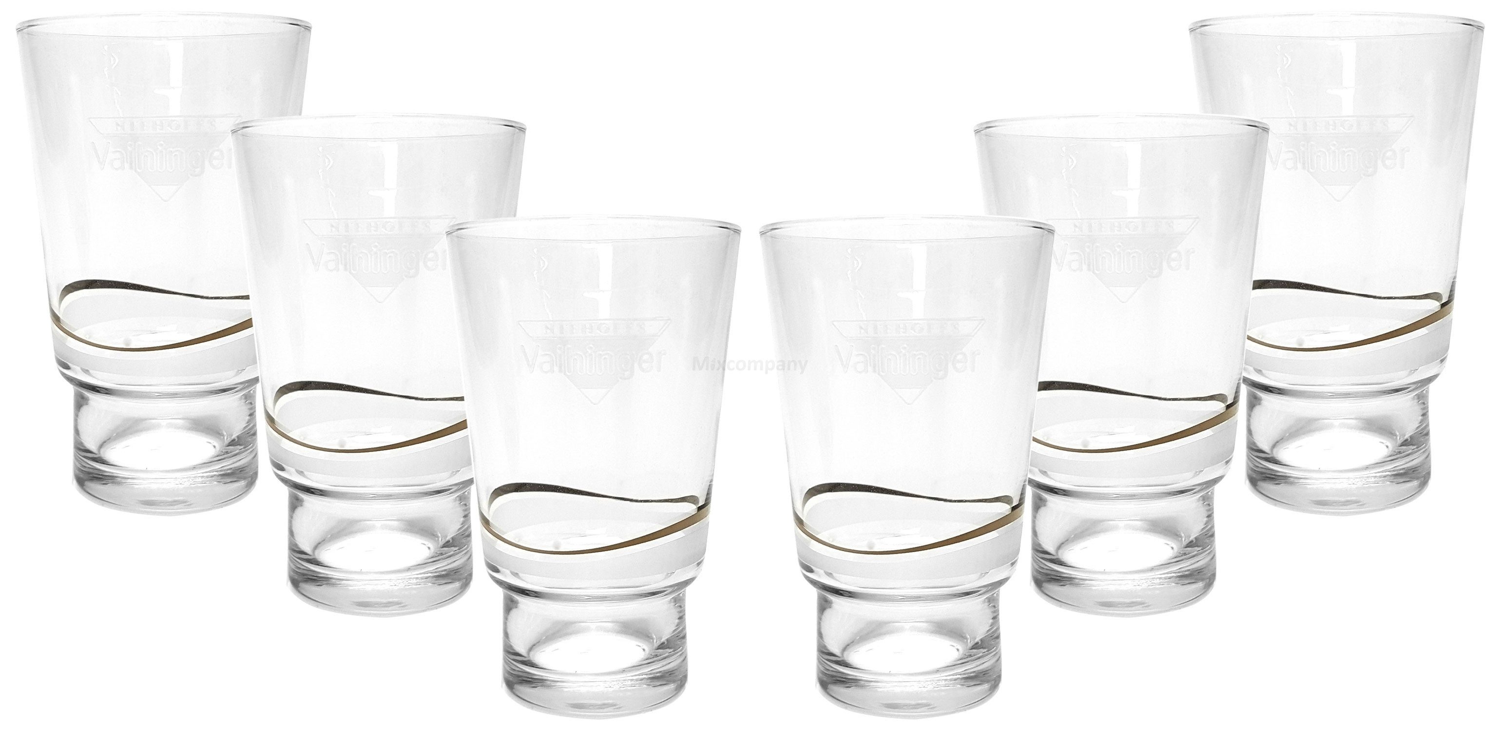 Longdrinkglas Vaihinger Saft Niehoff Longdrinkglas Glas Gläser - 6x Gläser 0,2 l