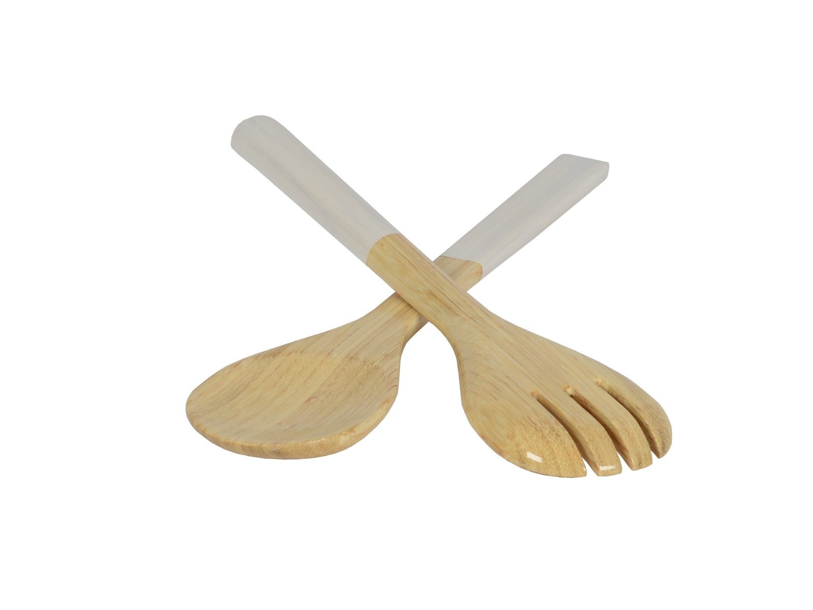 albert l. (punkt) Besteck-Set Bambus-Besteck weiß 27,5cm, Bambus