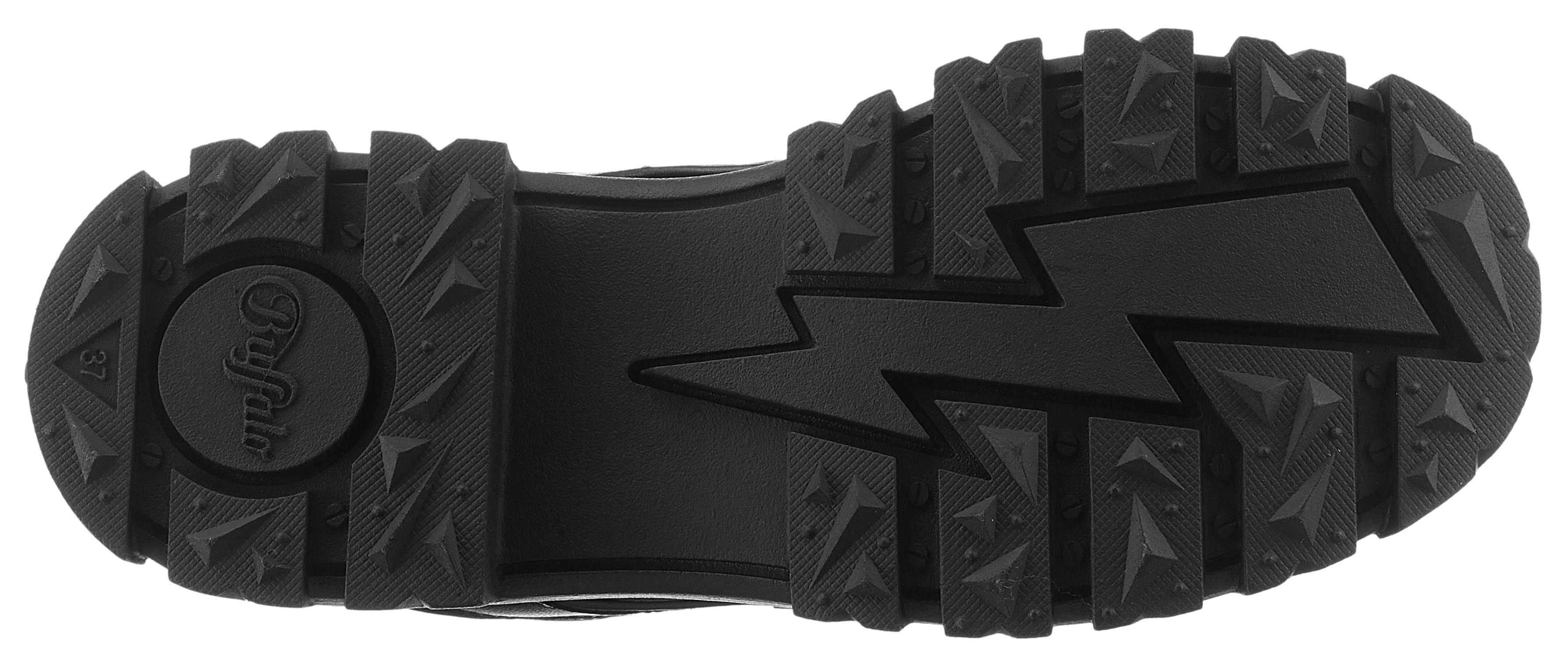 Buffalo Schnürschuh mit Profilsohle, Freizeitschuh, Halbschuh, Schnürschuh