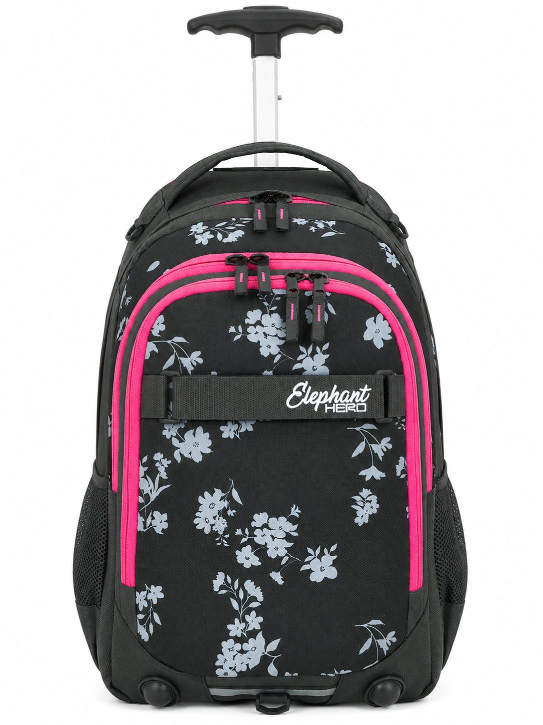 ELEPHANT Schulrucksack Trolley Hero Signature Schultrolley, Rucksacktrolley Schule Rucksack Rollen 3 Fächer Daypack Trolly