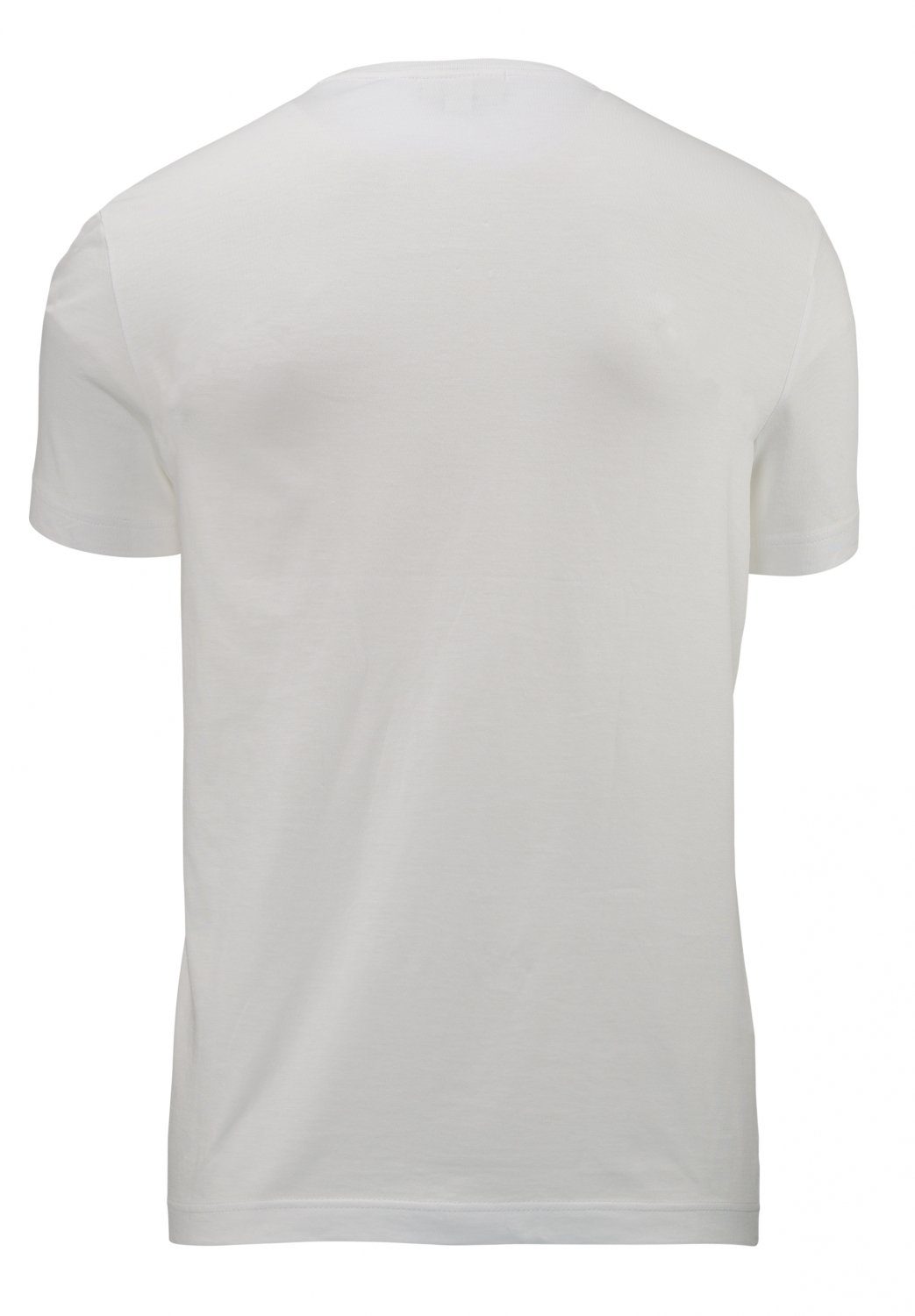TH2036 T-Shirt V-Neck Lacoste T-Shirt weiß (1-tlg) basic