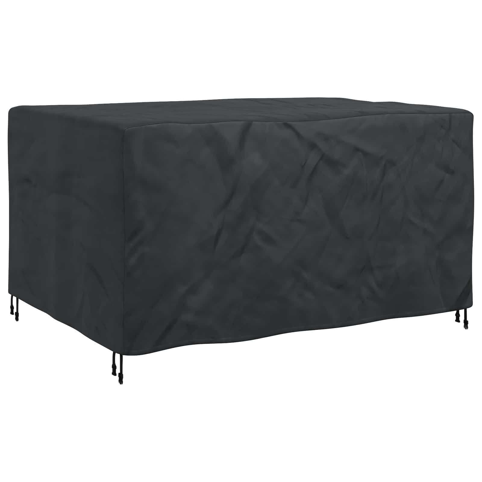 vidaXL Gartenmöbel-Schutzhülle Möbelbezug Uni Schwarz 180 x 120 x 74 cm 210D (1-St)