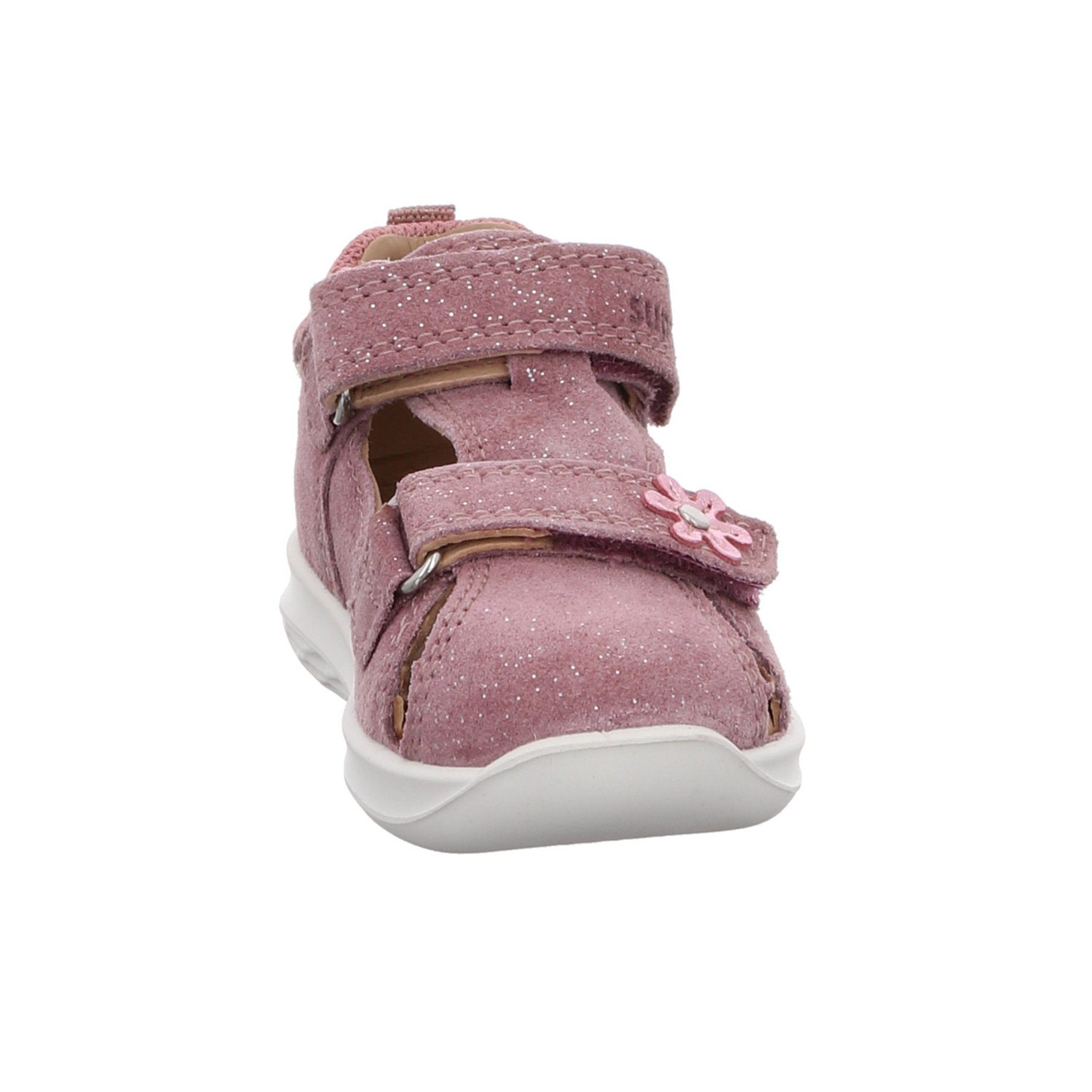 Sandalen Bumblebee LILA/ROSA Schuhe Mädchen Minilette Superfit Sandale Leder-/Textilkombination