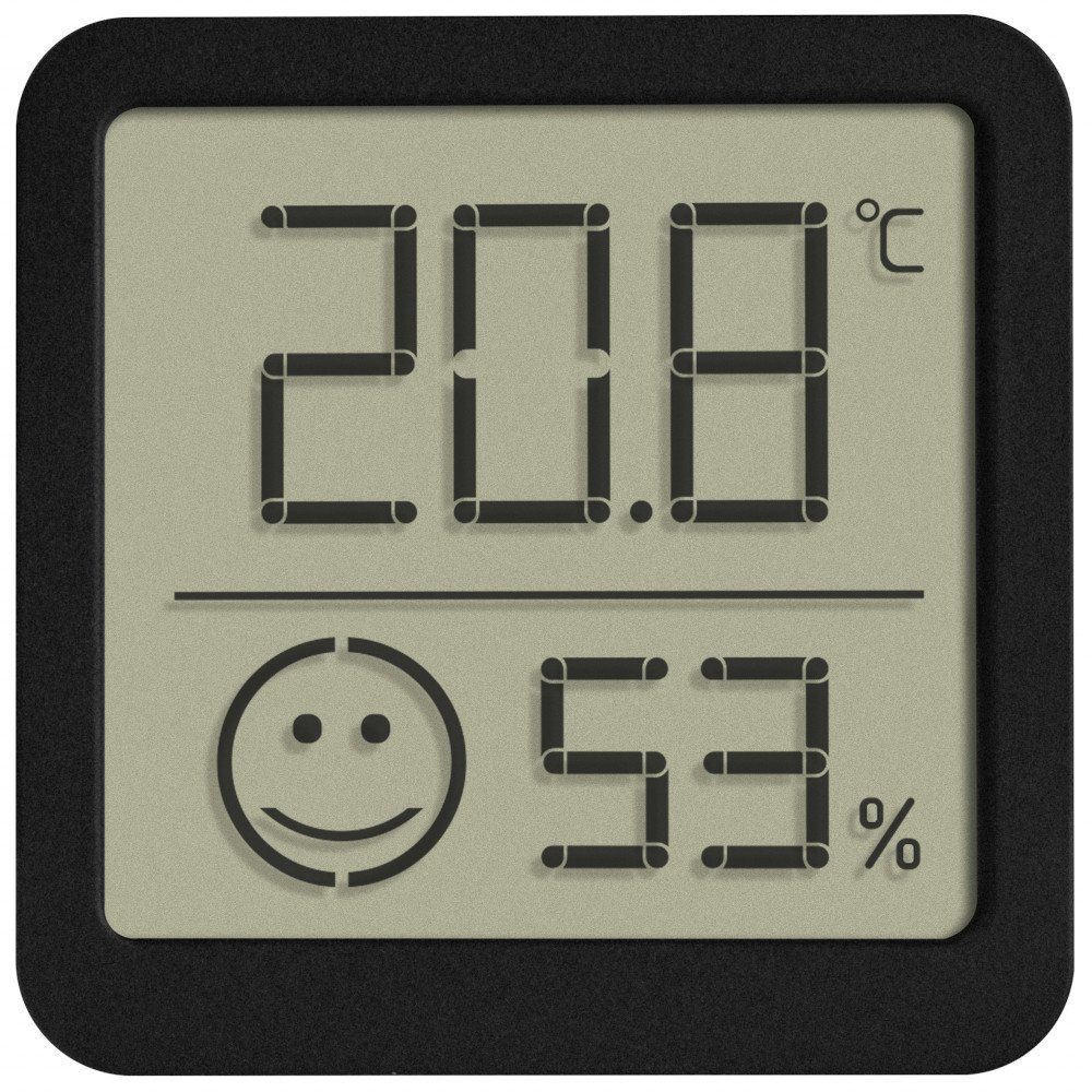 TFA Dostmann Raumthermometer TFA 30.5053 digitales Thermometer-Hygrometer mit Komfortzonen, 1-tlg.