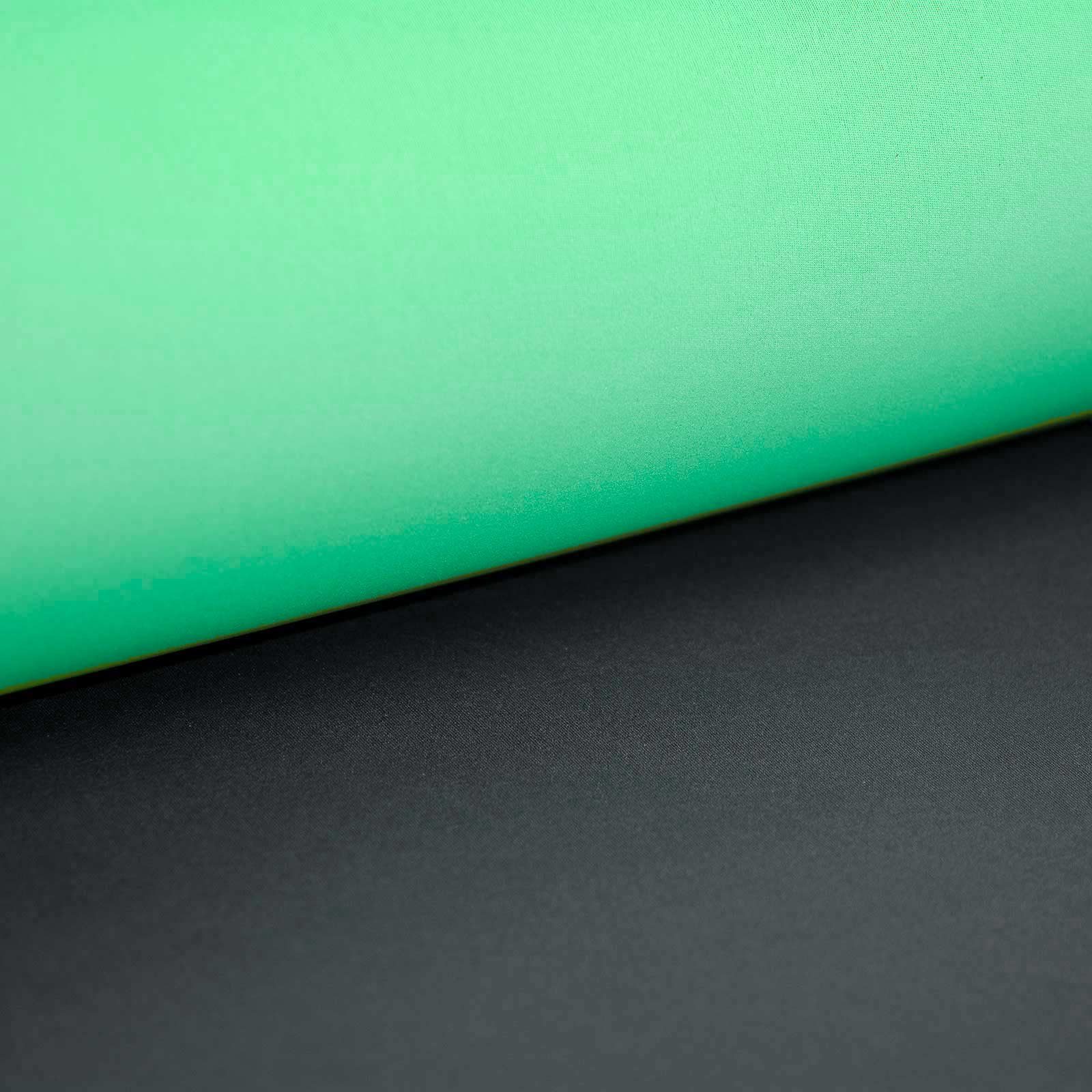 Thumbnail - maDDma Stoff 0,5m Neopren Stoff Doubleface 3mm Stretch 130cm breit Meterware, mint-schiefergrau