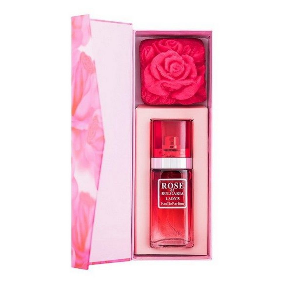 Biofresh Cosmetics Pflege-Geschenkset Rose of Bulgaria – Parfüm 25 ml & Seife 60 g