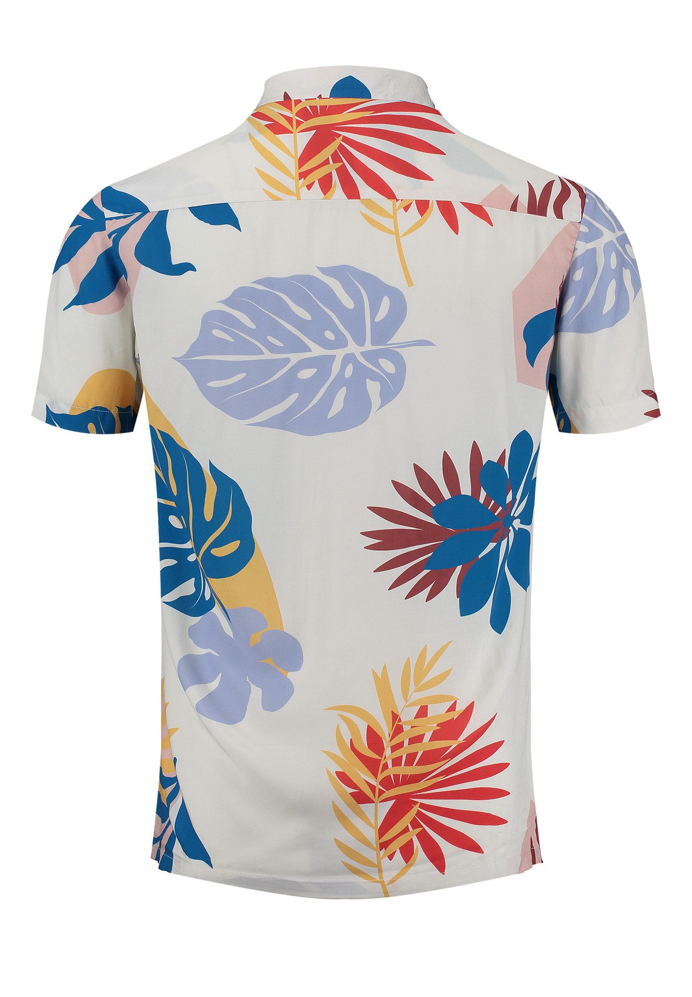 Key Largo Kurzarmhemd MSH KLSPLASH 1/2 patterned (1-tlg)