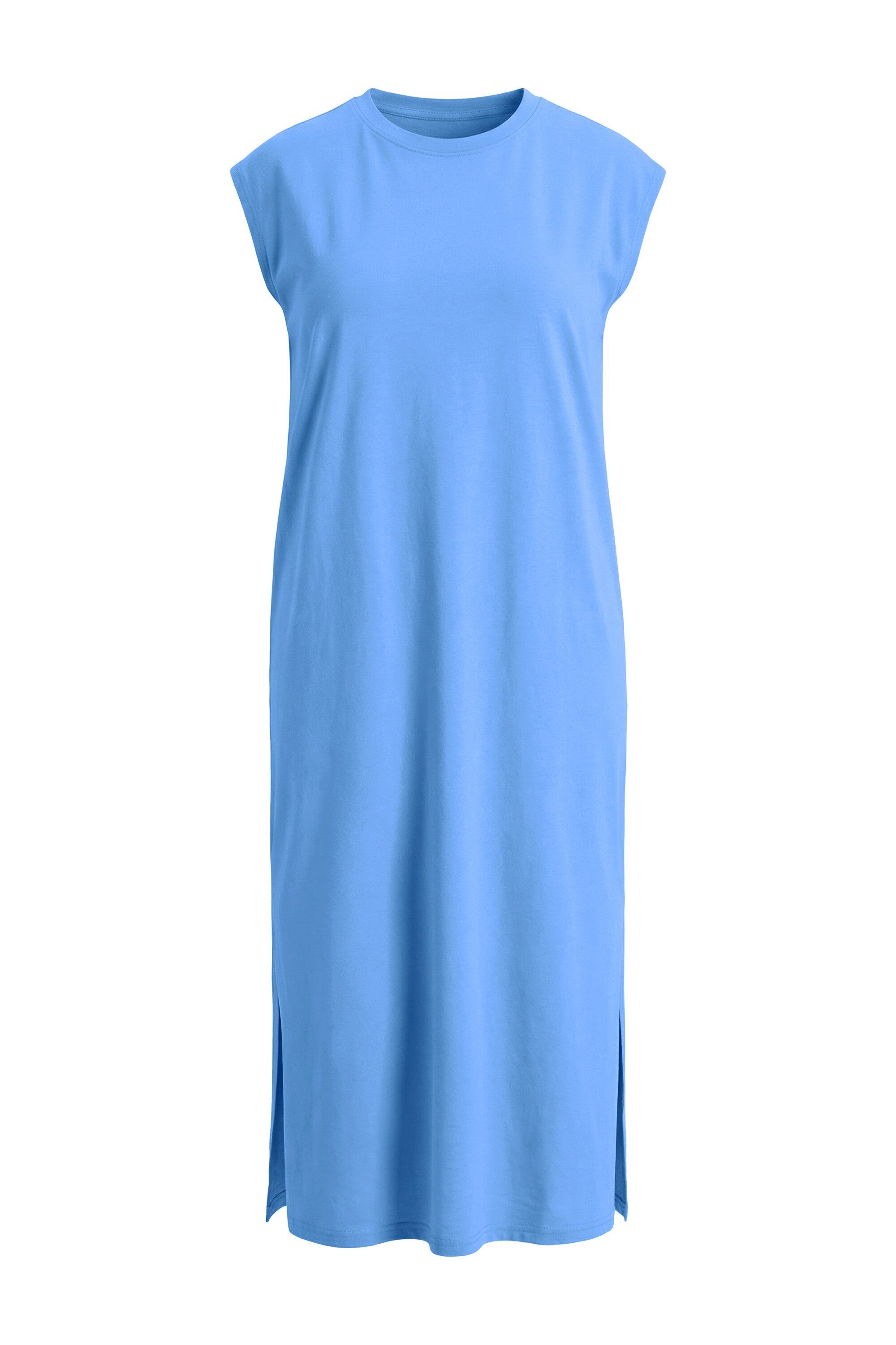 Studio Untold Jerseykleid Jersey-Midikleid oversized ärmellos Seitenschlitze