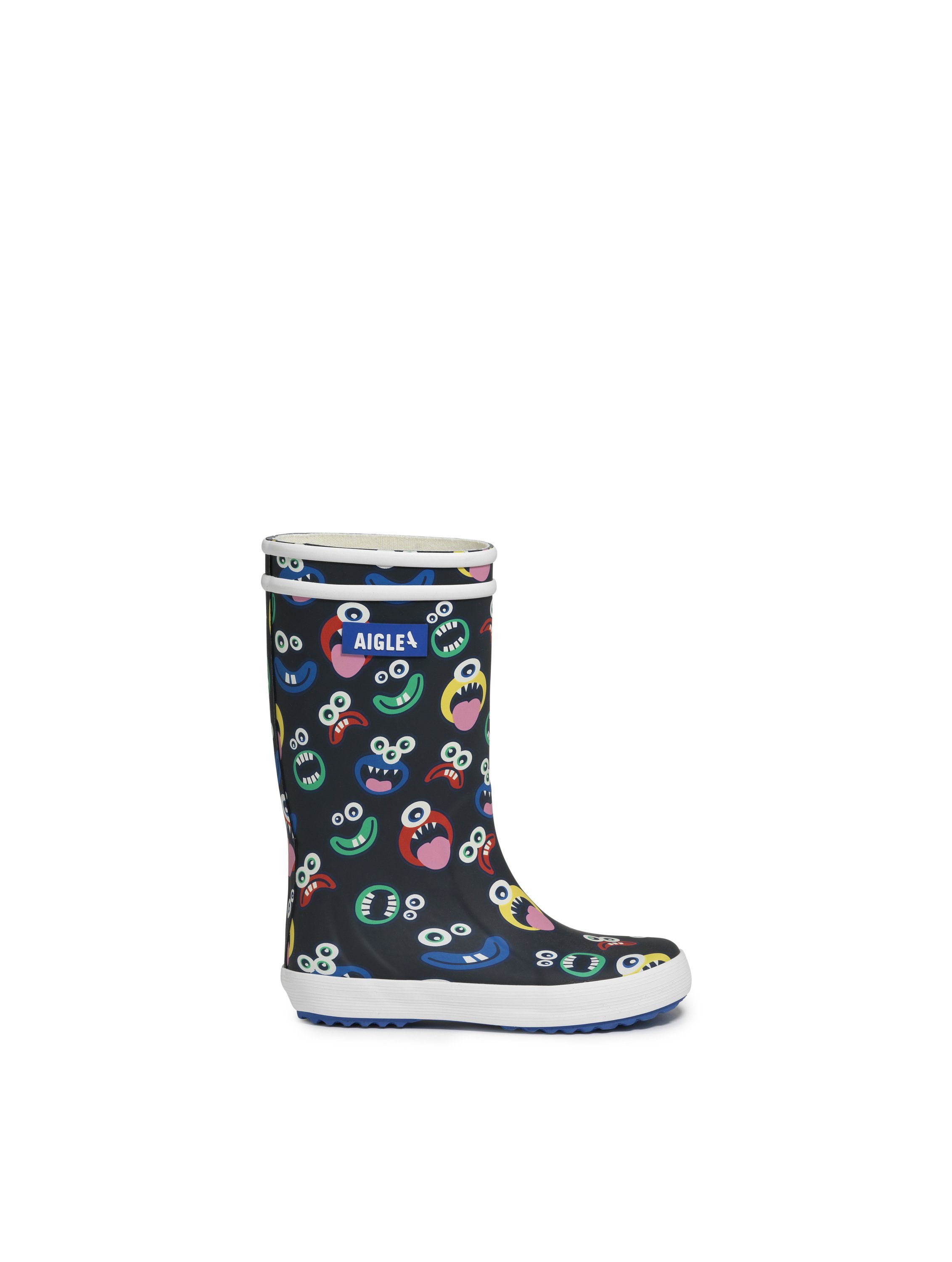 Aigle Aigle Lolly-Pop Play 2 Monsters Gummistiefel Monstres