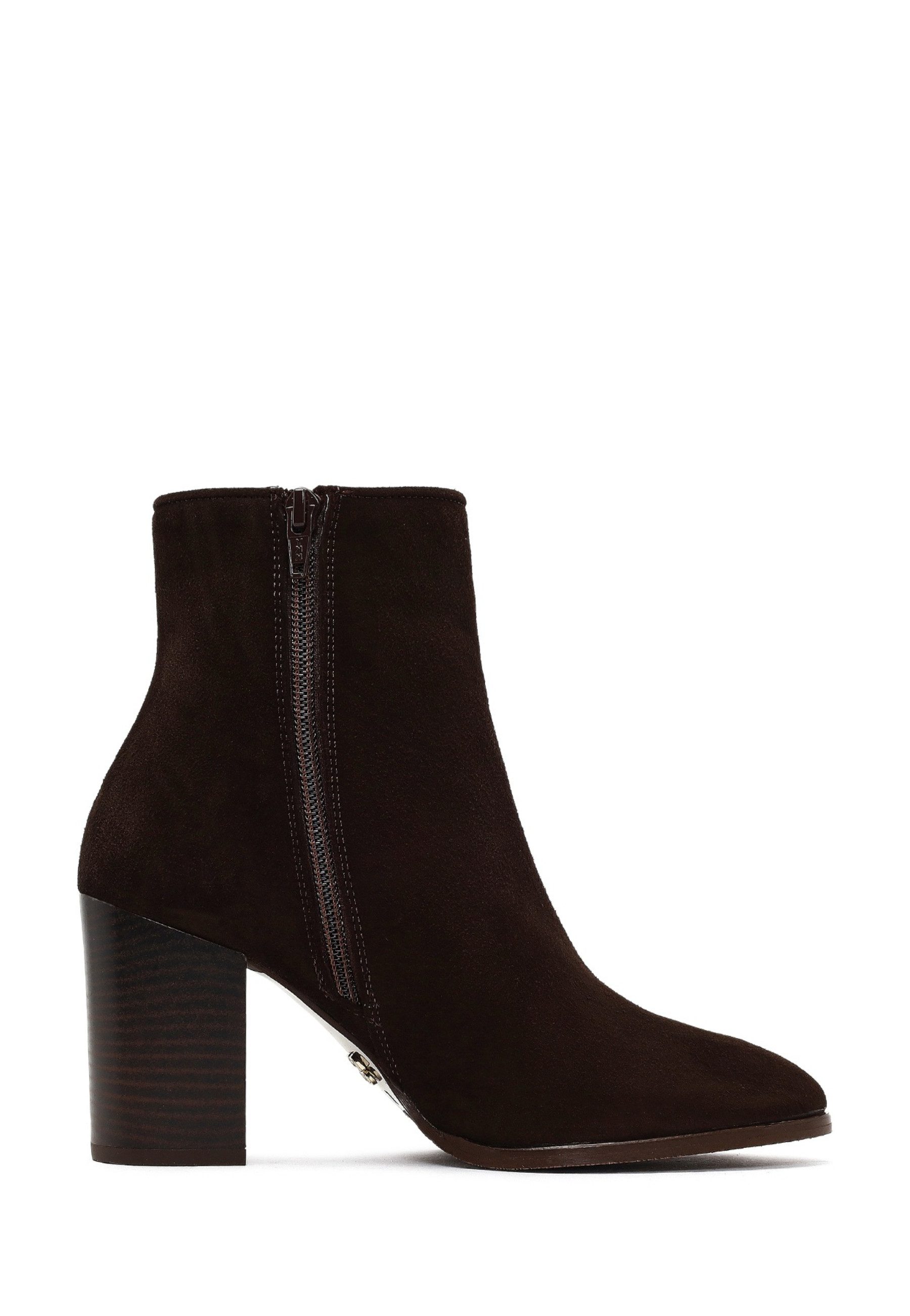 Derimod Absatz-Stiefeletten aus Leder Ankleboots Reißverschluss, Synthetikfutter, Absatz 8 cm