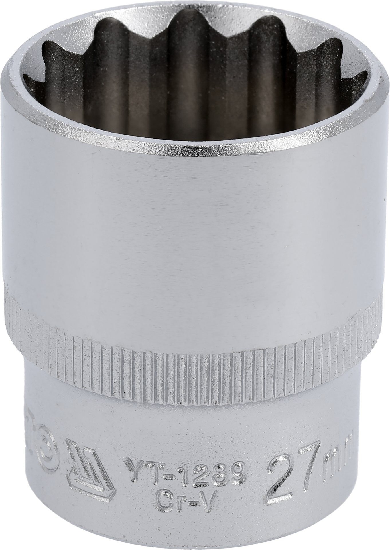 Yato Stecknuss Kurze 12-kant Stecknuss 27 mm 1/2 Zoll, Kurze 12-kant Stecknuss 27 mm 1/2 Zoll, Kurze 12-kant Stecknuss 27 mm 1/2 Zoll