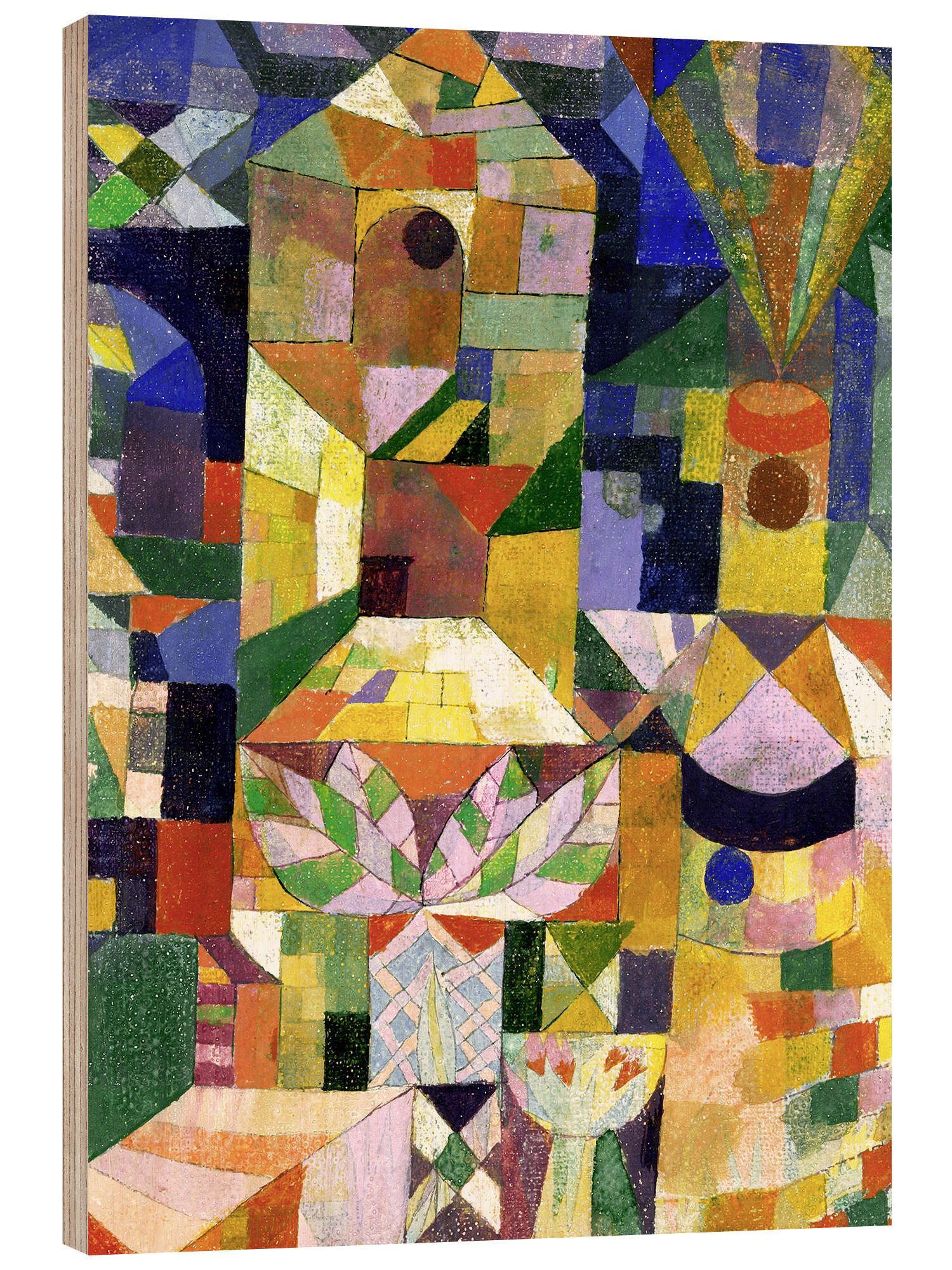 Posterlounge Wandbild Burggarten, Paul Klee, erhältlich als Poster, Leinwandbild, Wandsticker oder Acrylglasbild