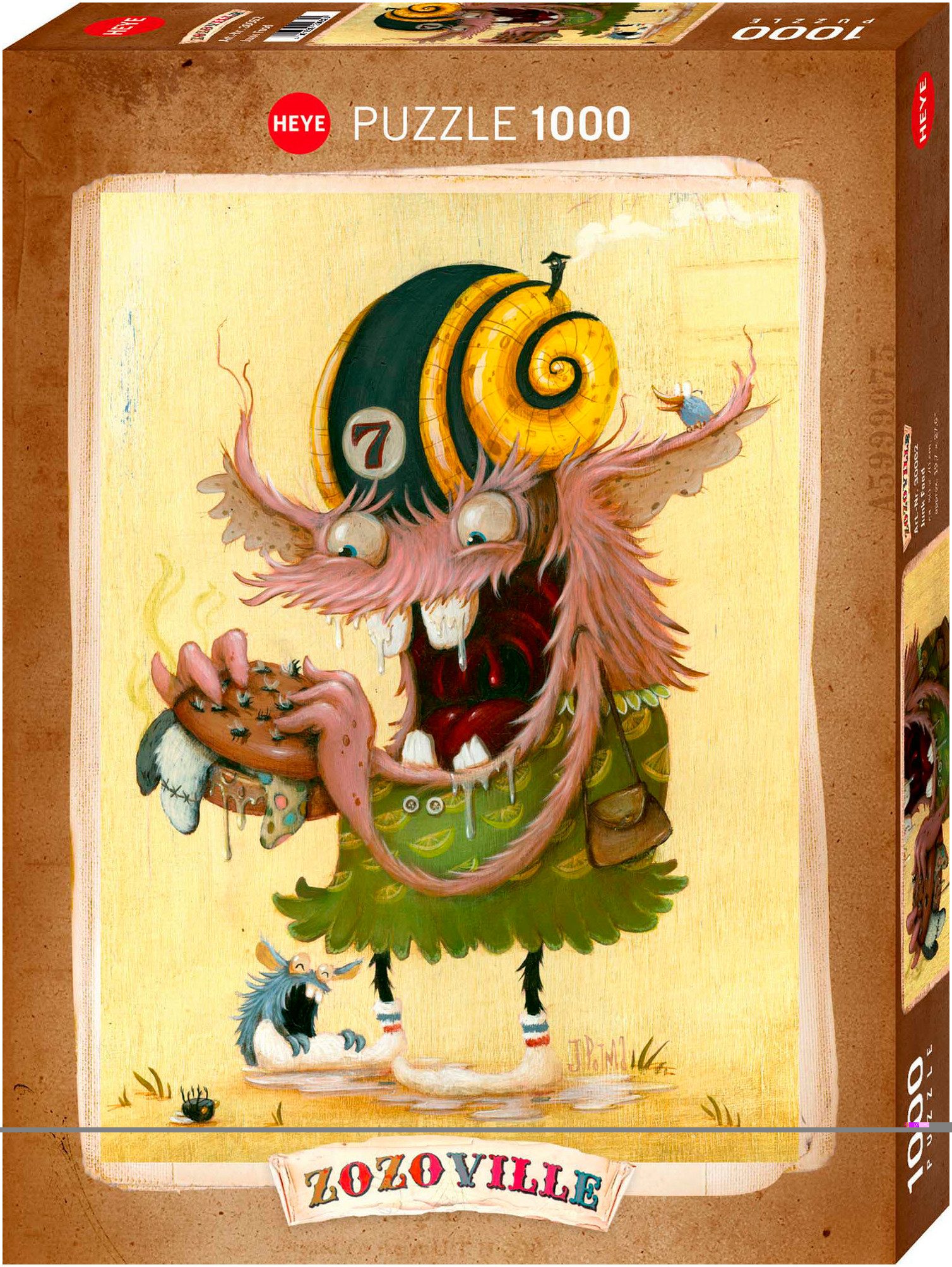 HEYE Puzzle Junk Food / Zozoville, 1000 Puzzleteile, Made in Germany günstig online kaufen