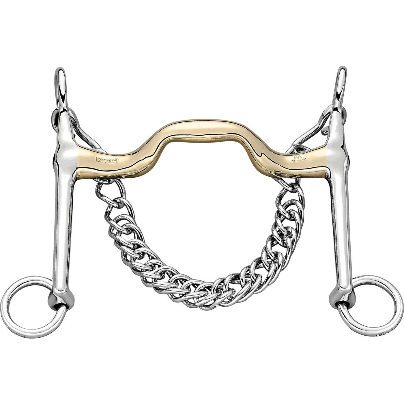 SPRENGER Stangengebiss Sprenger KK-Dressurkandare 18mm, 13cm Seitenteile