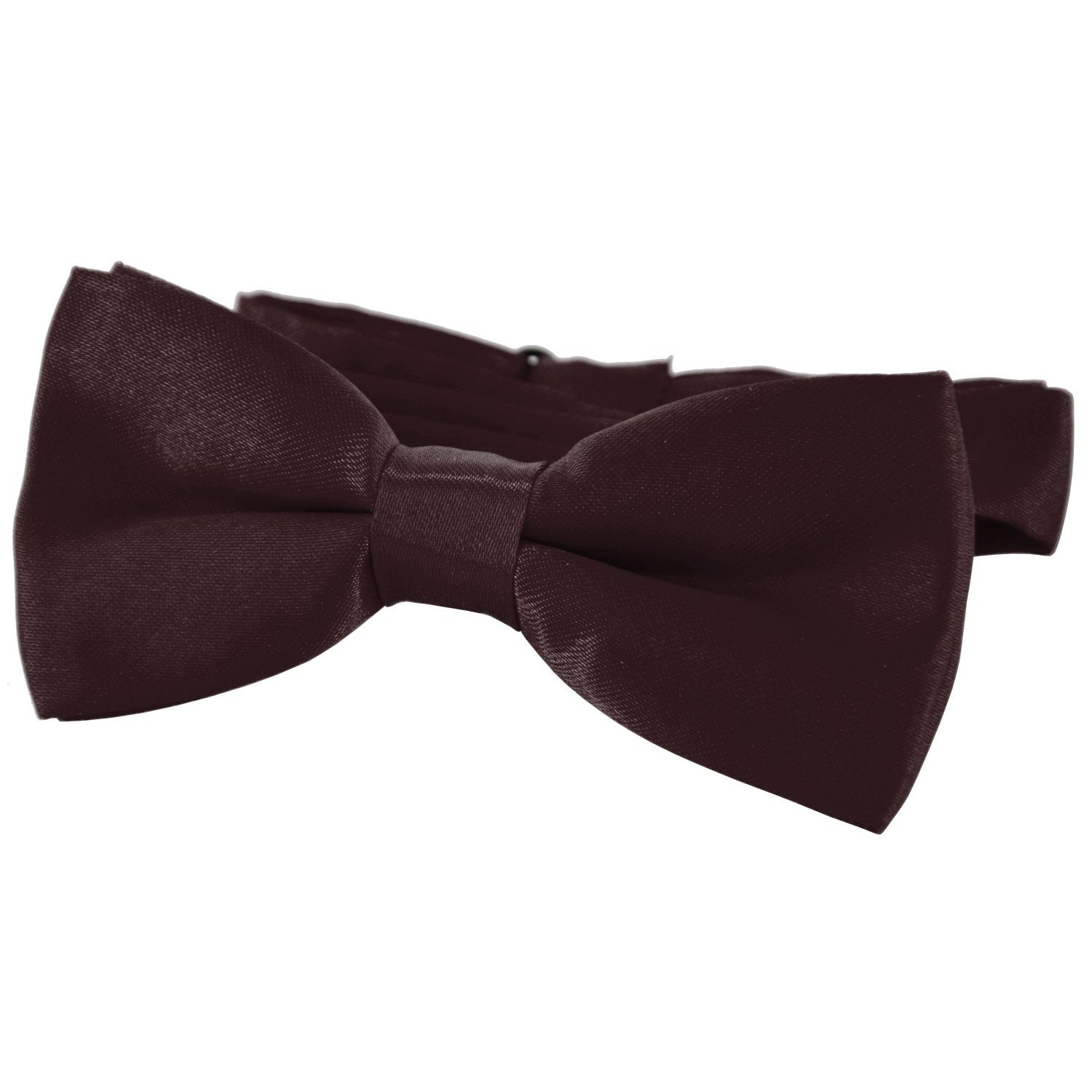DonDon Kinderfliege DonDon Edle Kinder Jungen Fliege gebunden glänzend in Seiden Look (Packung, 1-St) bereits gebunden, verstellbar, Seidenlook