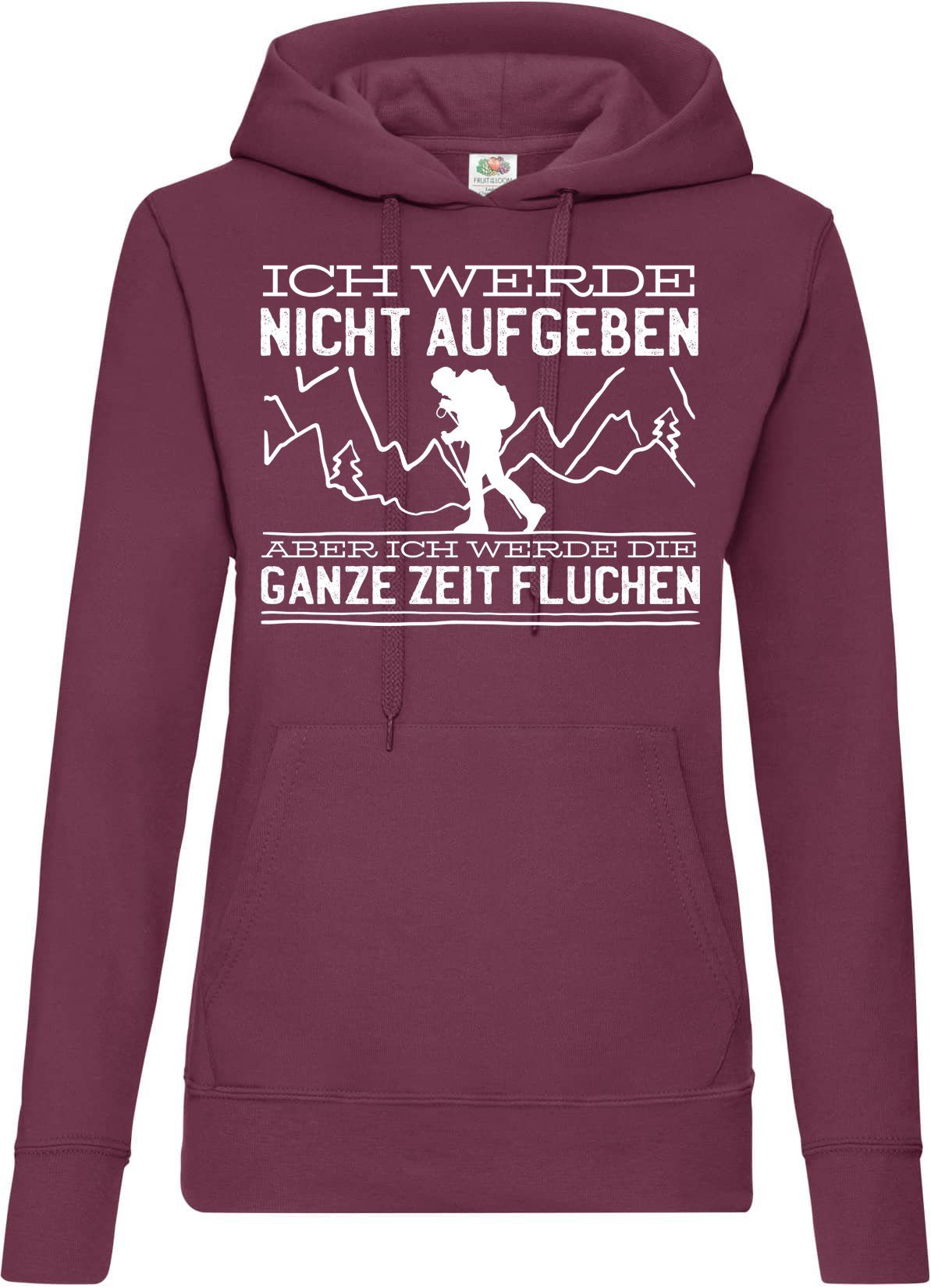 Kapuzenpullover Nicht Aufgeben Wandern Damen Hoodie Pullover