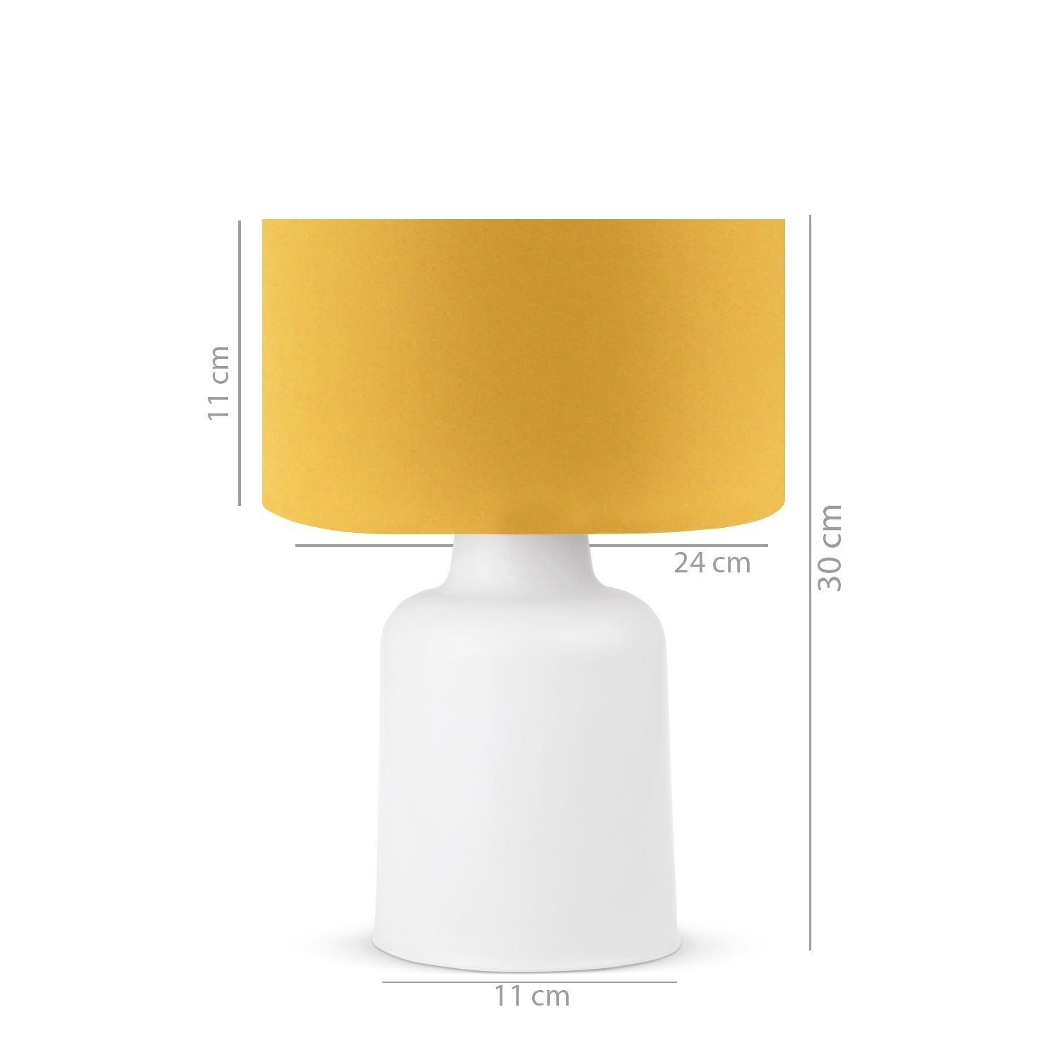 Opviq Nachttischlampe AYD Nachttischlampen, 100% SGN, PVC Gelb