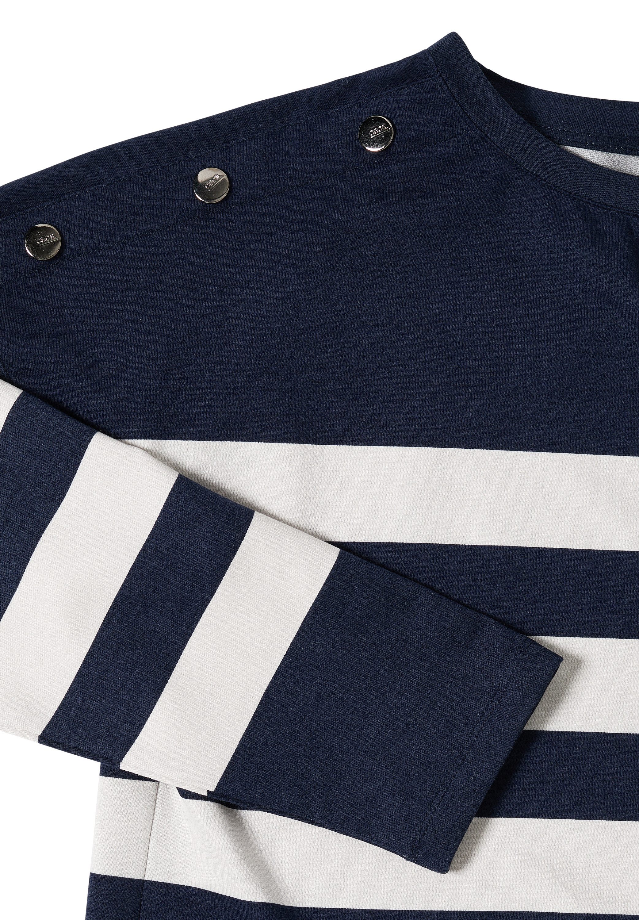 CECIL Langarmshirt mit U-Boot-Ausschnitt