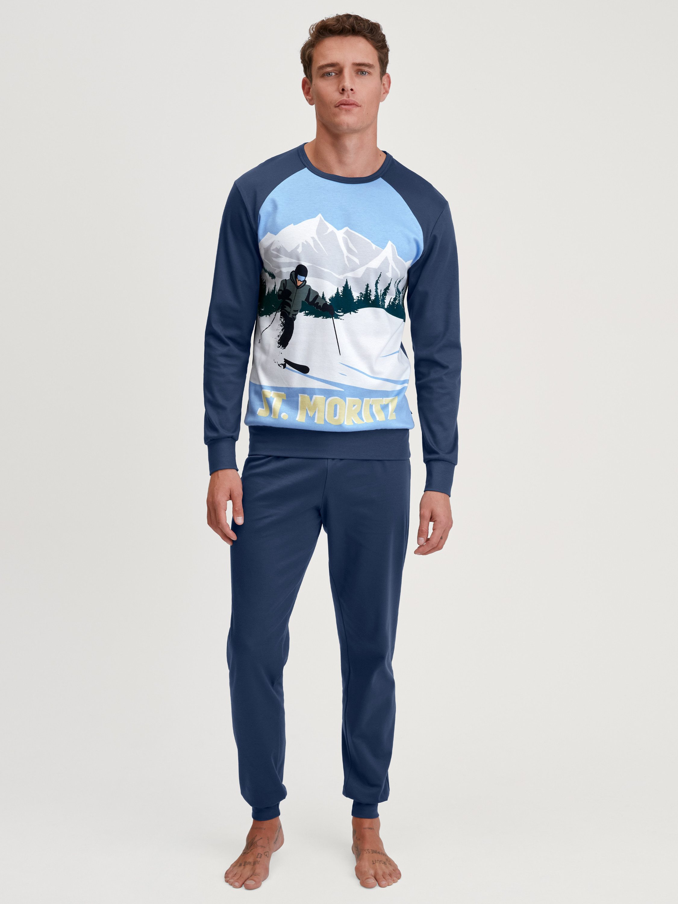 CALIDA Pyjama Relax Ski Resort Herren (2 tlg) günstig online kaufen