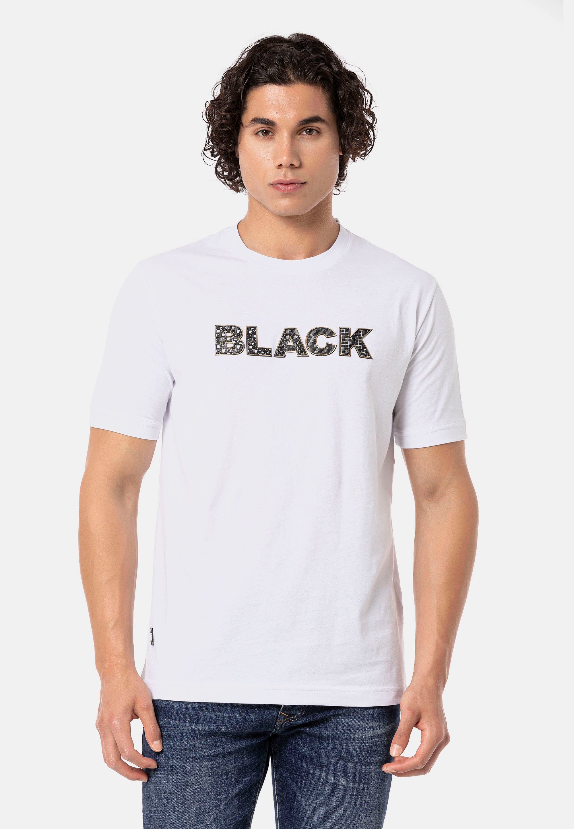 RedBridge T-Shirt Gern mit hochwertigen Print weiß