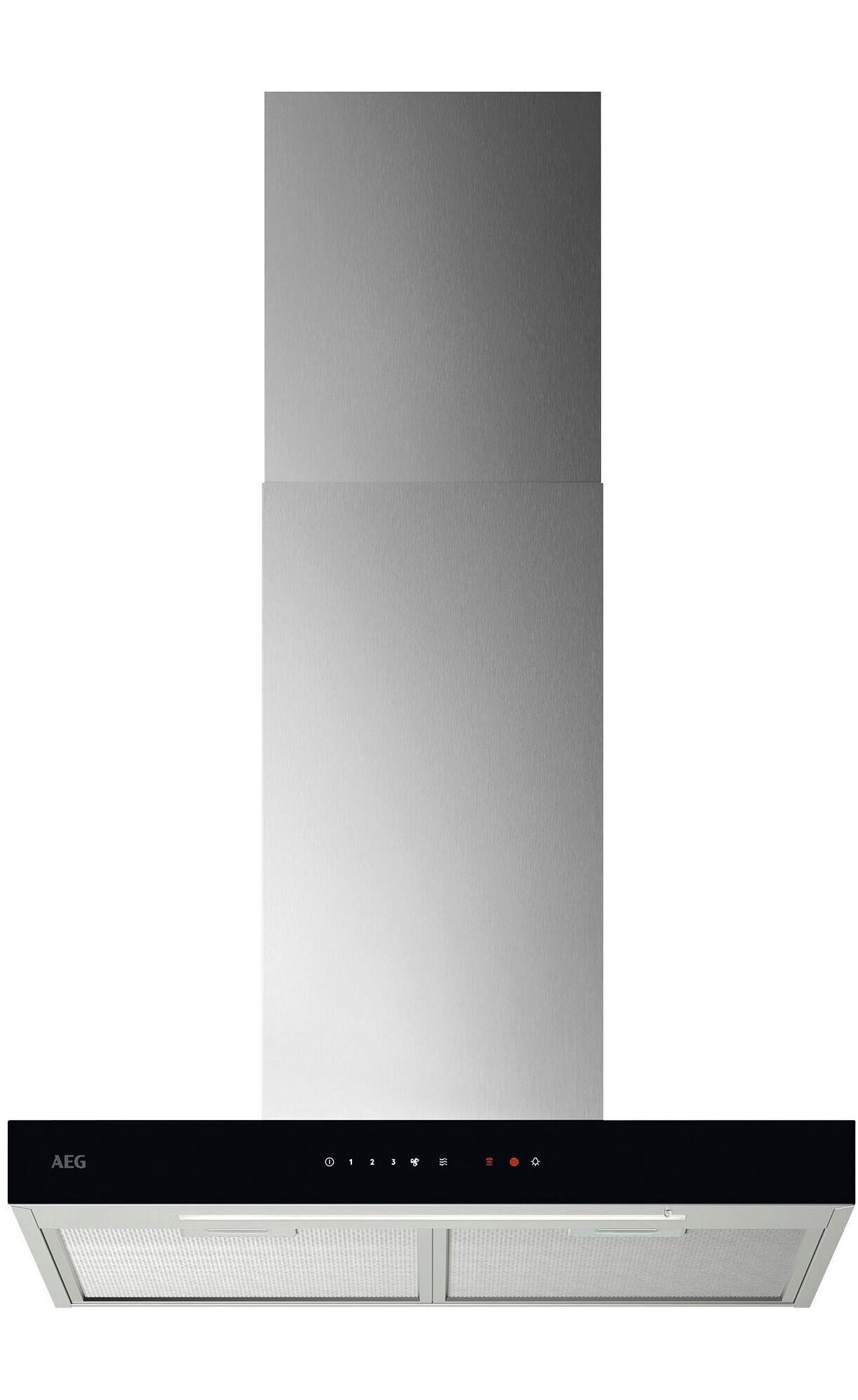AEG Wandhaube GB67D61HL Serie 6000 GB67D61HL, 3+ Intensivstufe, LED, Breeze: Reinigt die Raumluft nach dem Kochen
