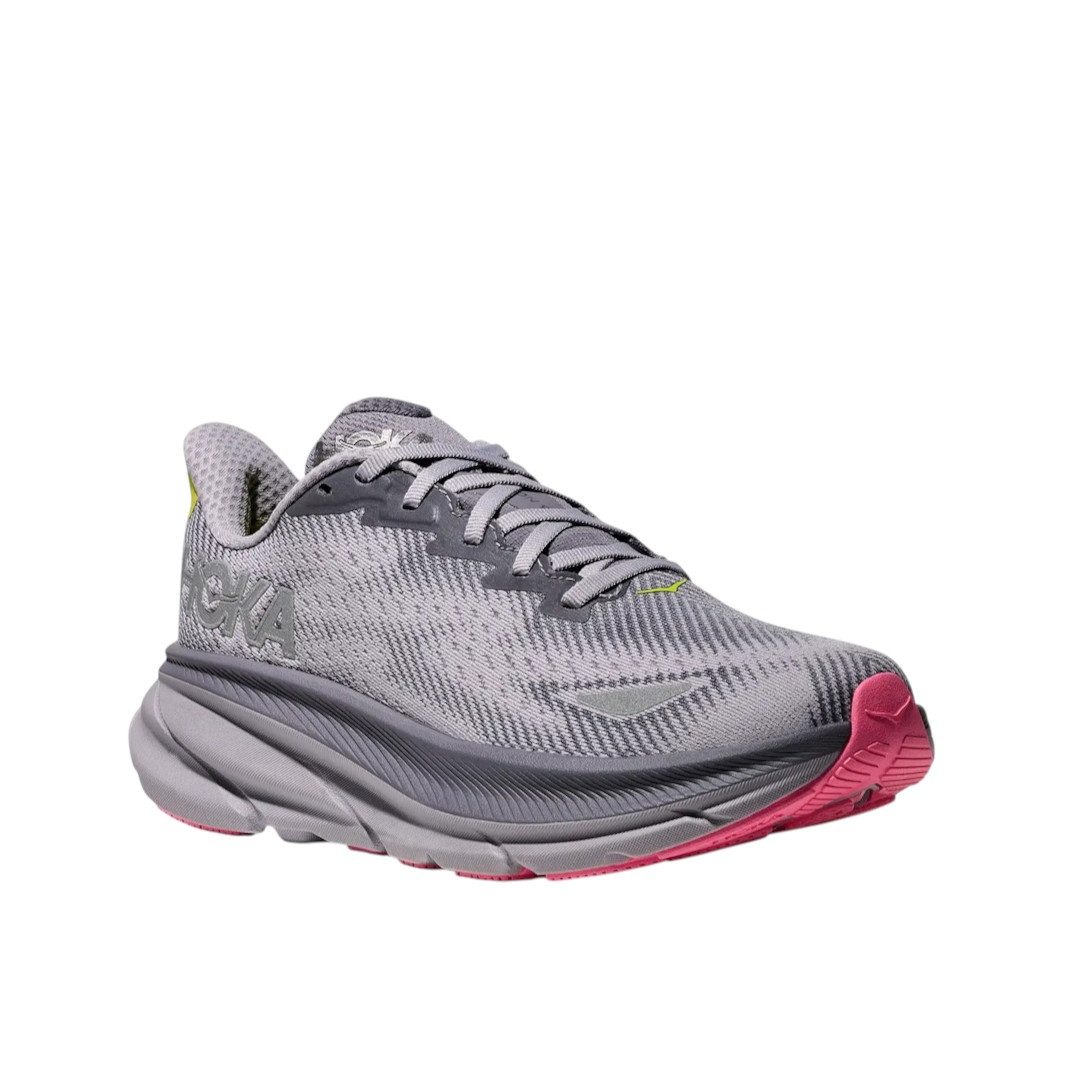 Hoka One One Clifton 9 GTX (wasserdicht, reflektierende details) grau Damen günstig online kaufen