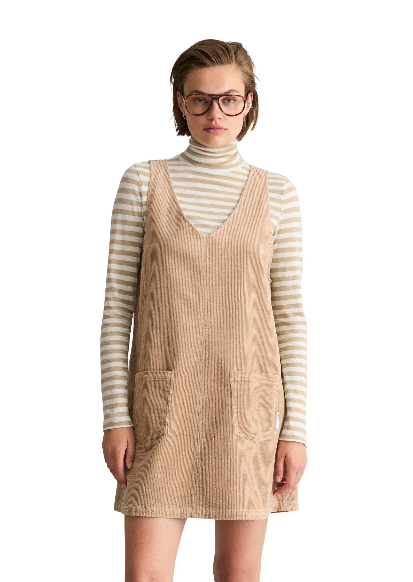 Marc O'Polo DENIM Minikleid aus Baumwoll-Stretch