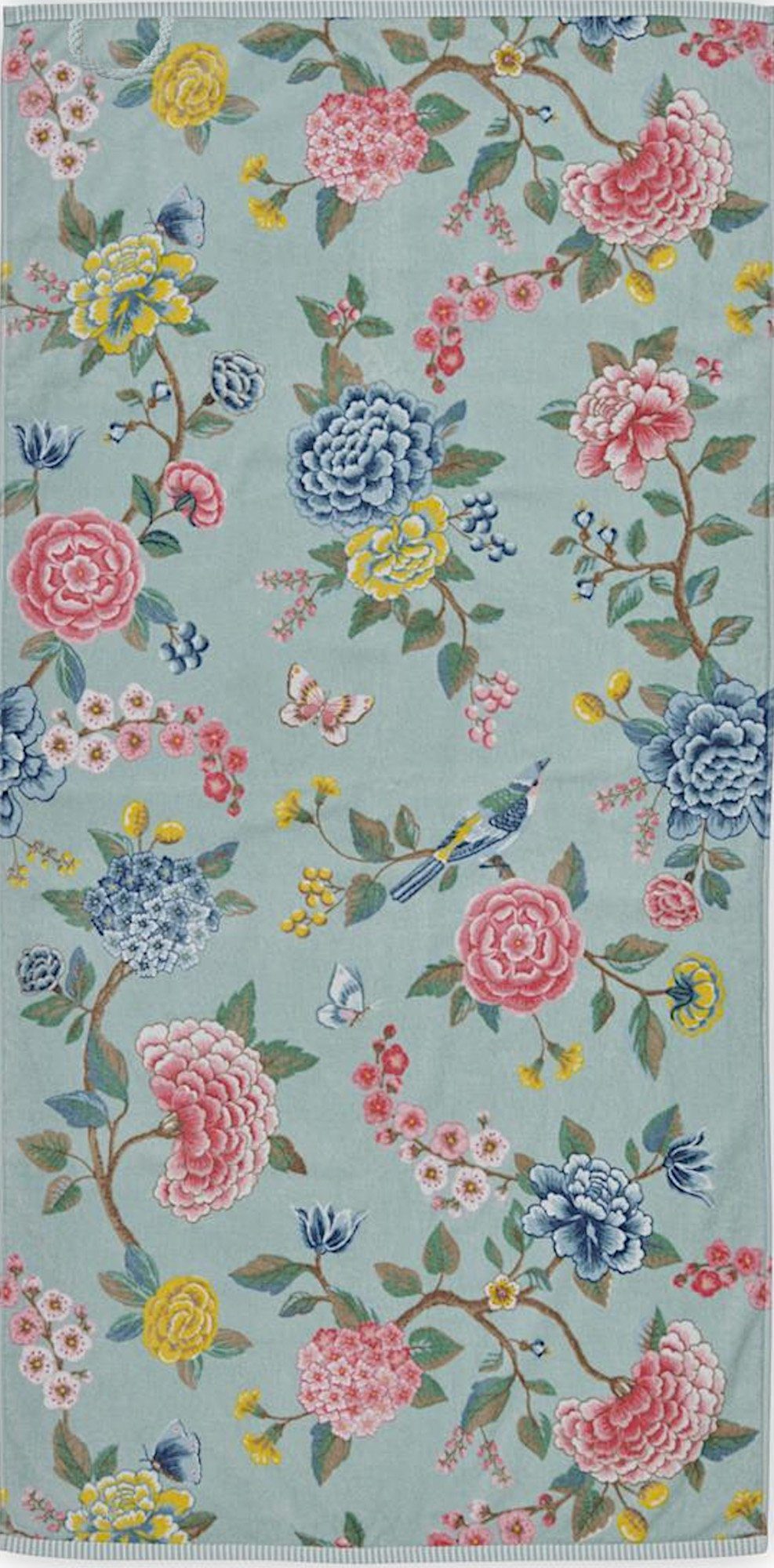 PiP Studio Duschtuch Duschtuch "Good Evening", Velours-Frottier, Velours Blumen