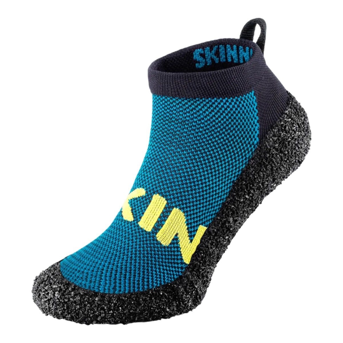 Skinners Barfusschuhsocke Essentials 2.0 Mid-Cut Petrol (Schutz, Komfort auf) Barfußschuh