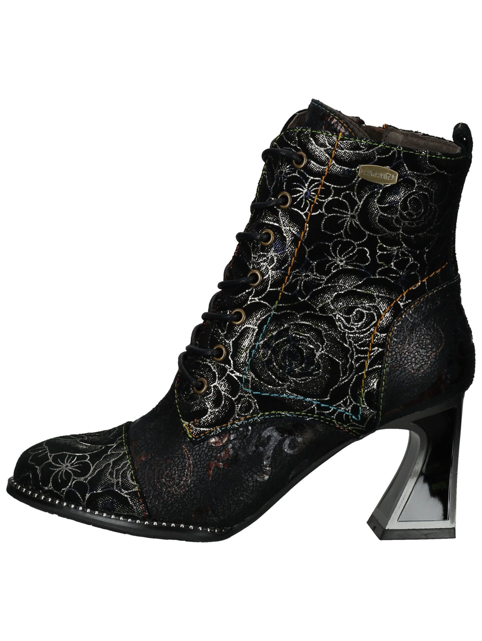 LAURA VITA Stiefelette Leder/Textil Schnürstiefelette günstig online kaufen