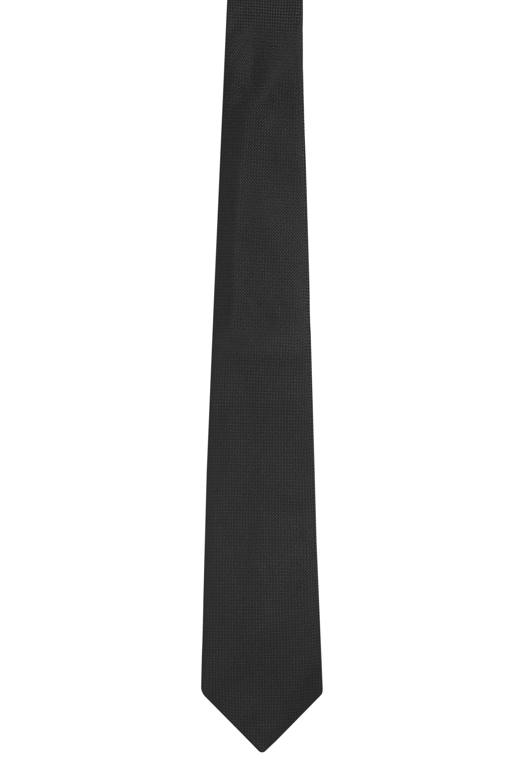 Next Krawatte Signature Strukturierte Seidenkrawatte (1-St) Black