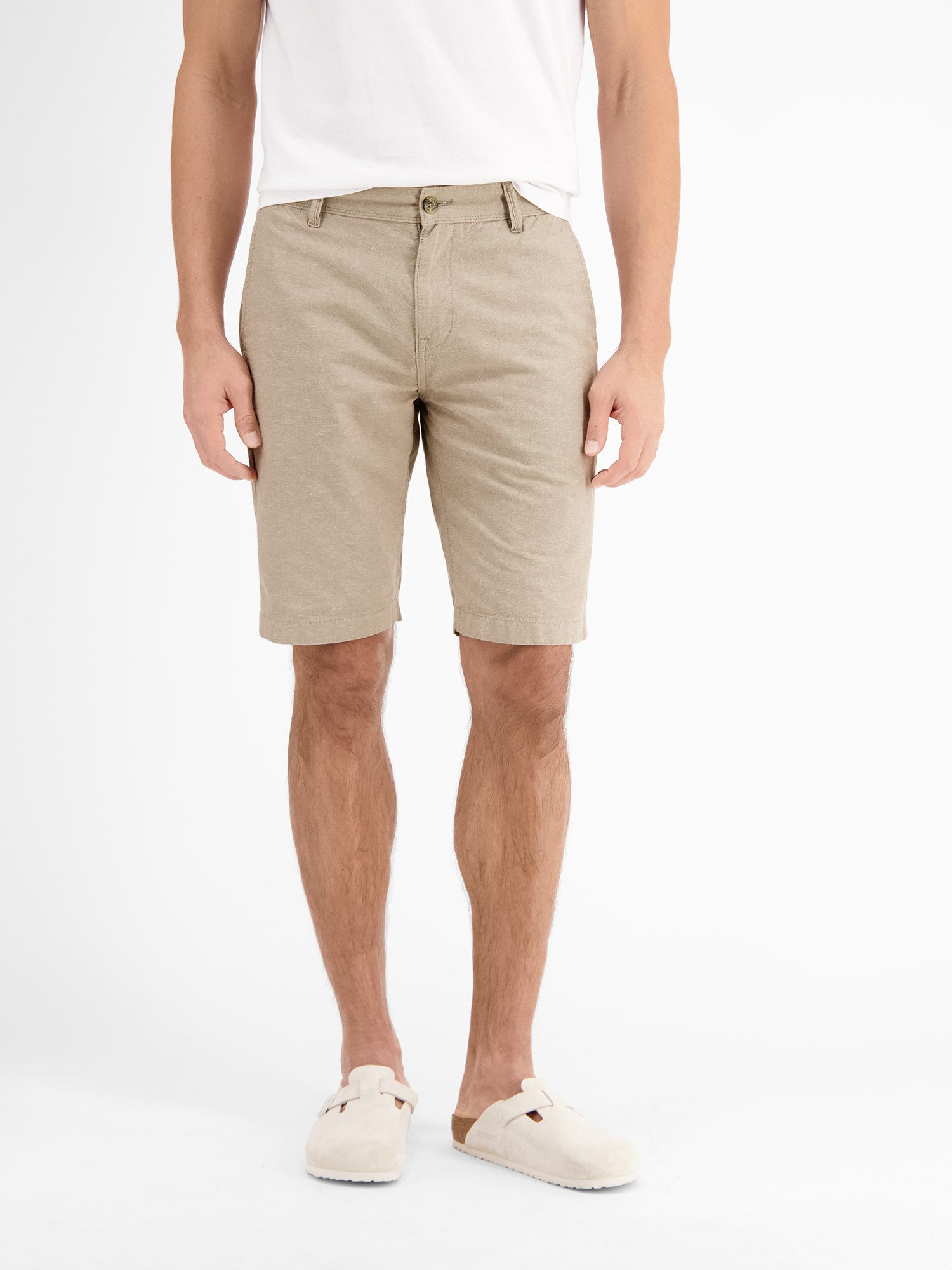 LERROS Chinoshorts Chino-Bermuda mit Leinenanteil